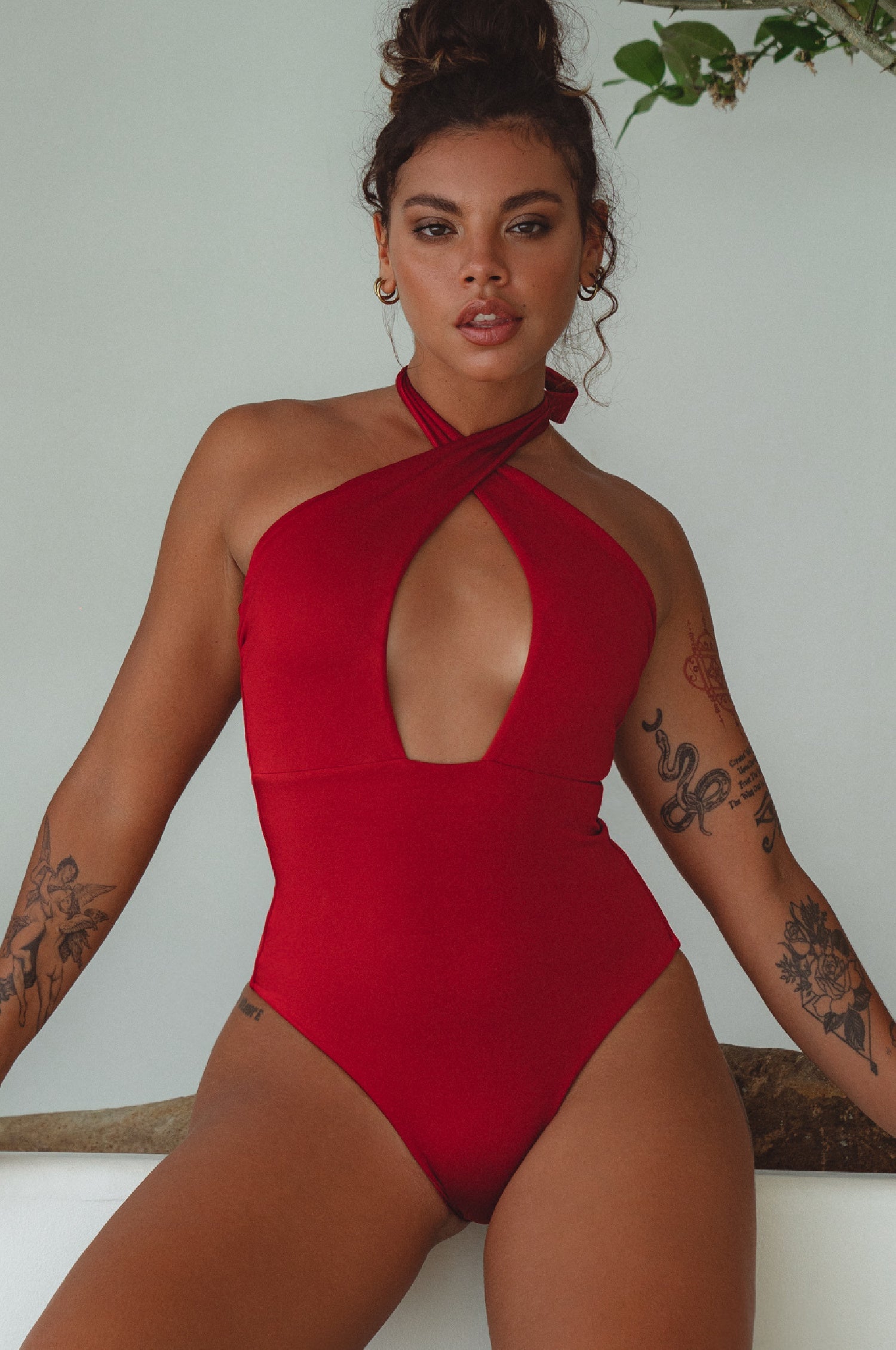 Iliana Cross-Over One Piece Swimsuit-thumbmail-6