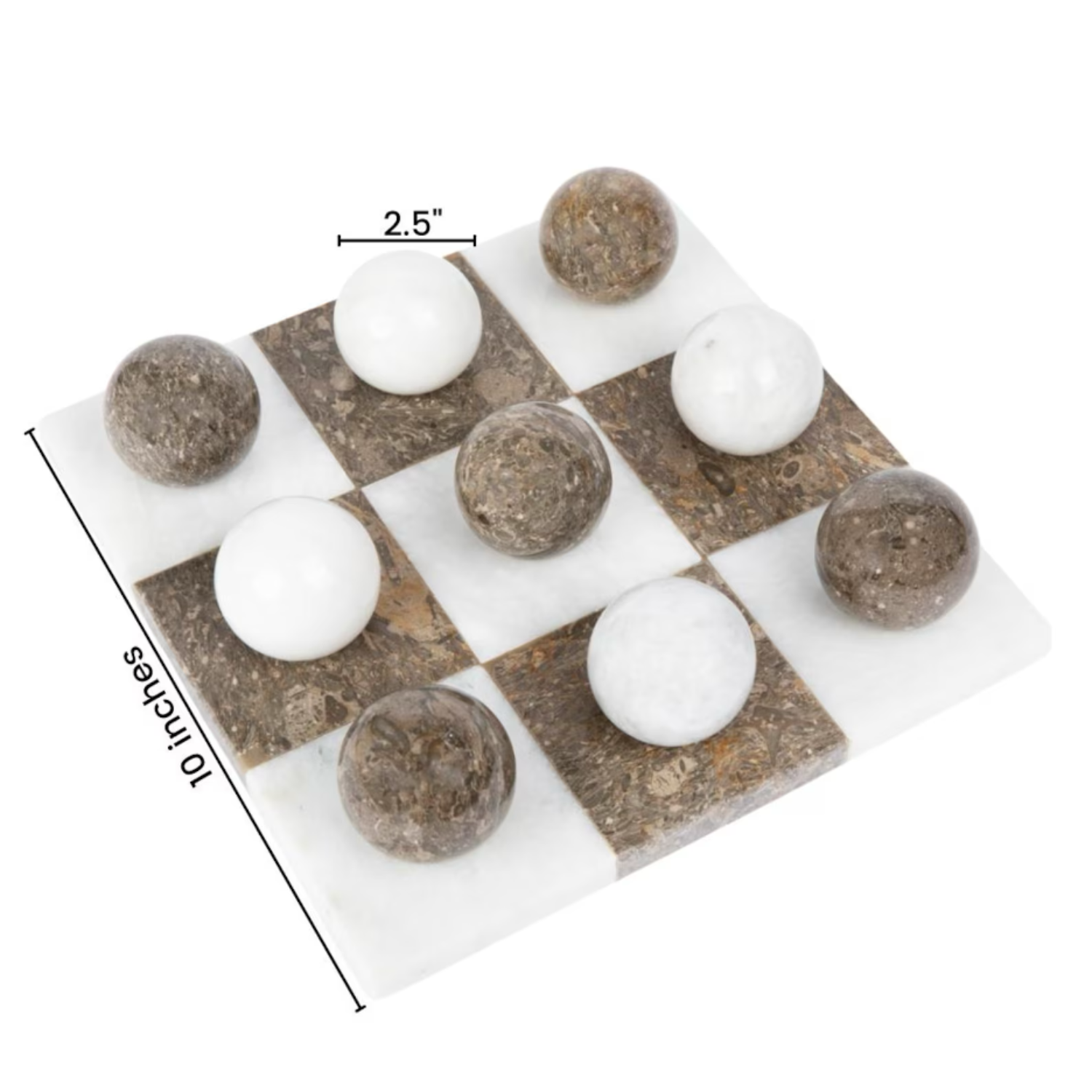 Italian Marble Tic Tac Toe Set-thumbmail-4