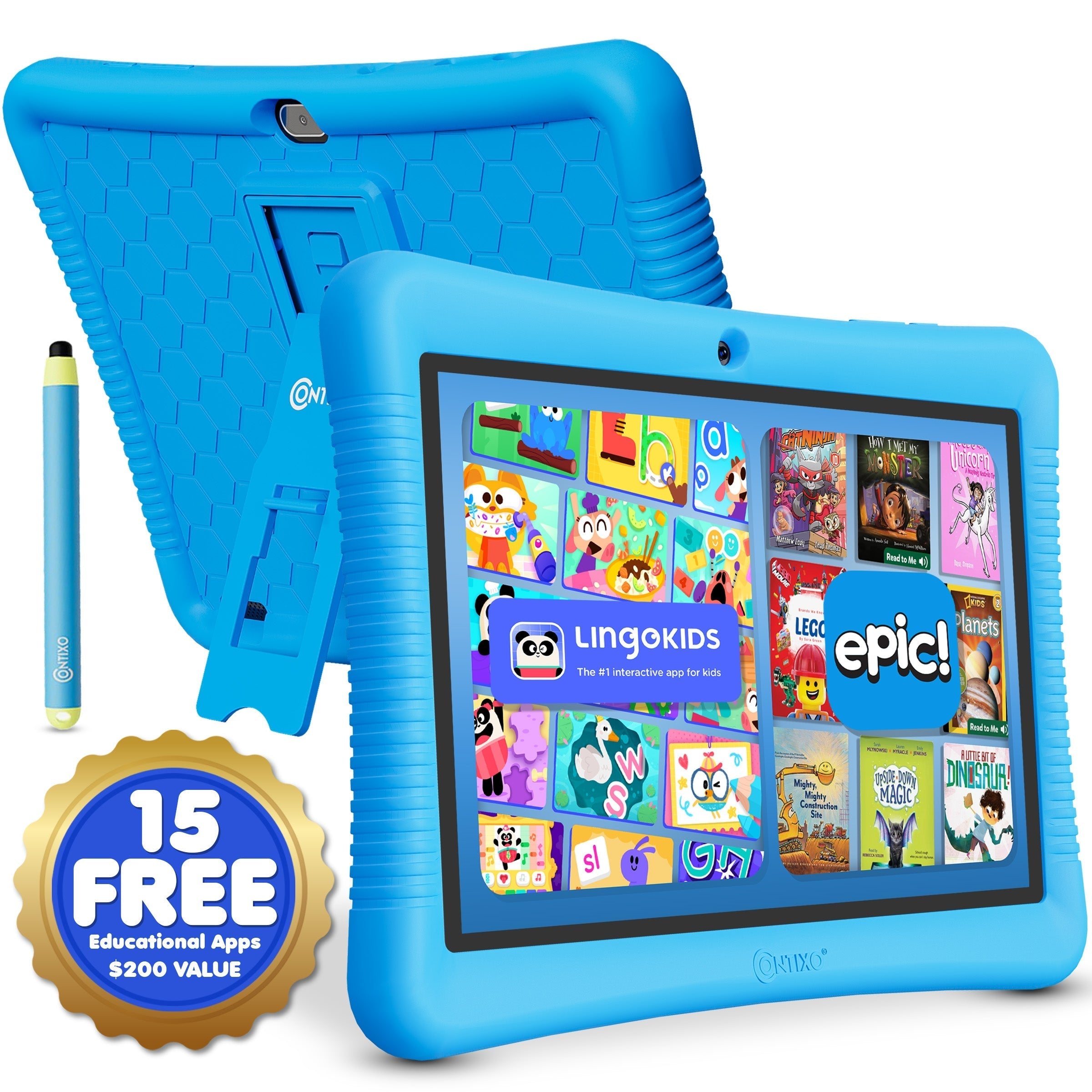 Contixo K102 10" Kids Tablet With Kids Bluetooth Karaoke and Two Microphones-thumbmail-47