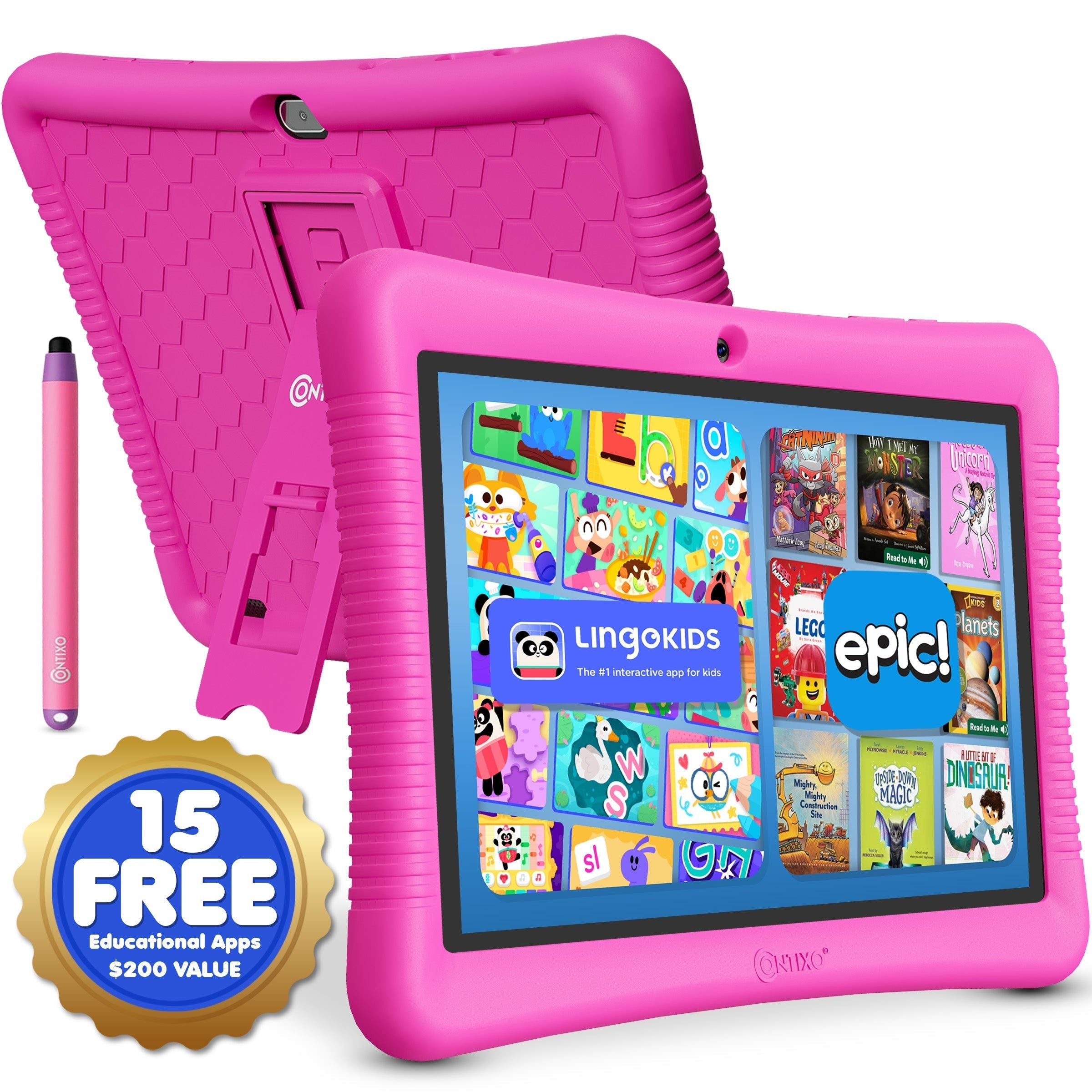 Contixo K102 10" Kids Tablet With Kids Bluetooth Karaoke and Two Microphones-thumbmail-46