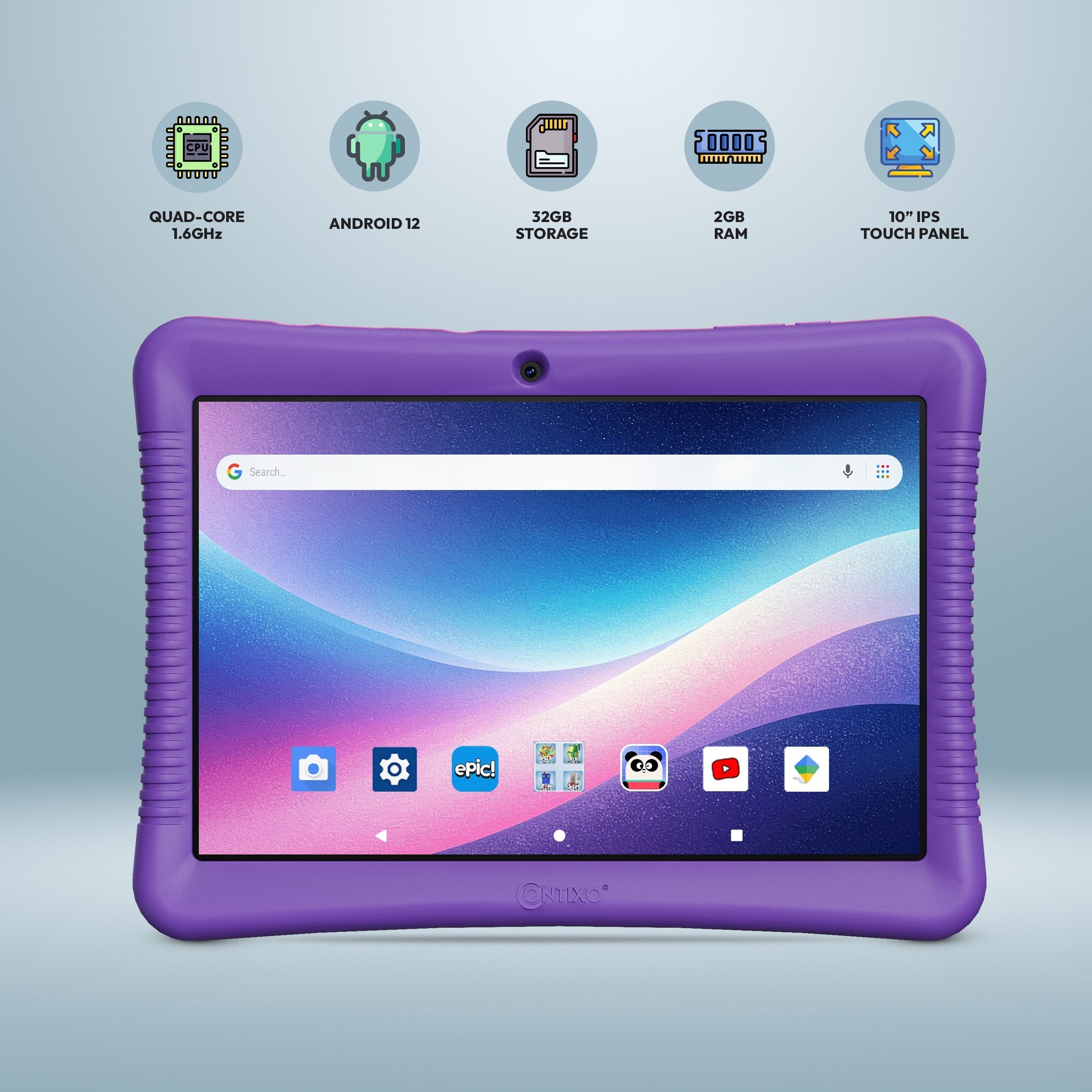 Contixo K102 10" Kids Tablet With Kids Bluetooth Karaoke and Two Microphones-thumbmail-43