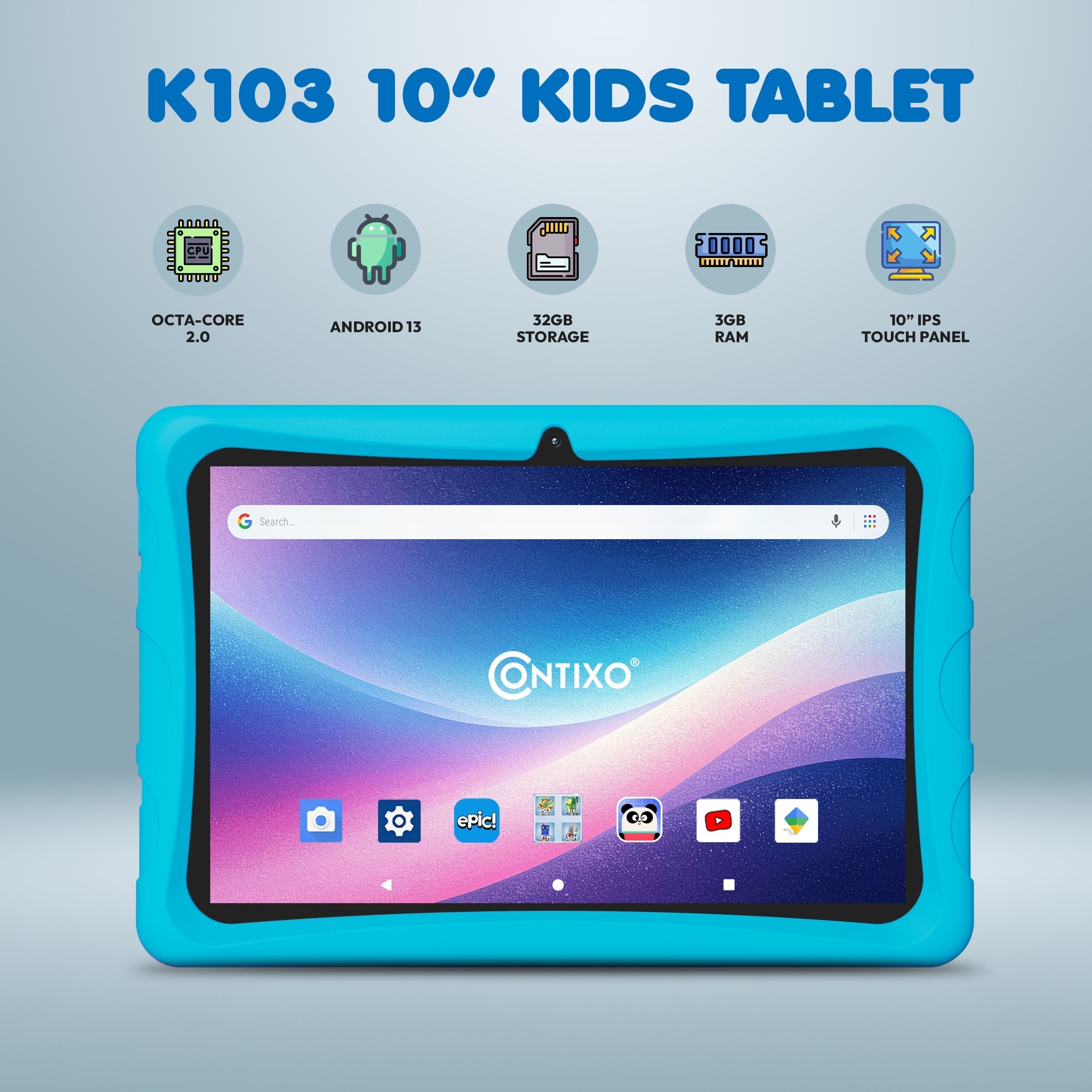 Contixo K103 10-Inch Kids 32GB HD Tablet-thumbmail-5