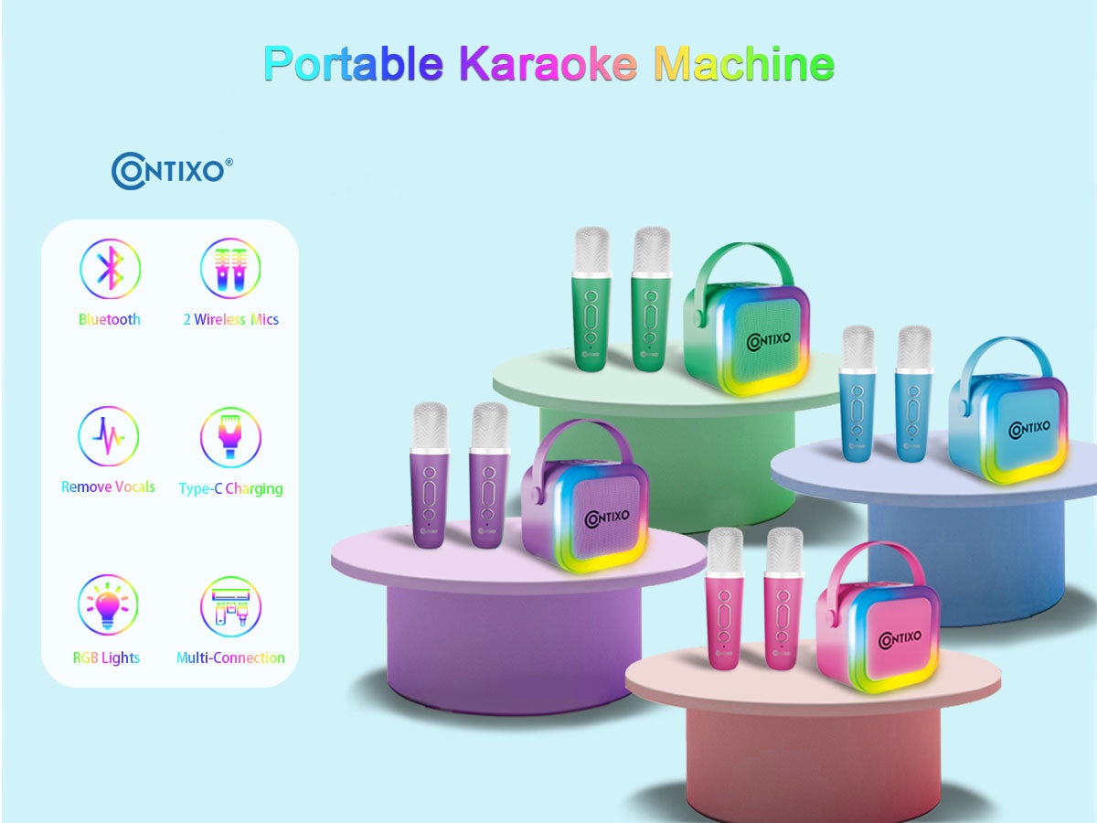 Contixo K102 10" Kids Tablet With Kids Bluetooth Karaoke and Two Microphones-thumbmail-53
