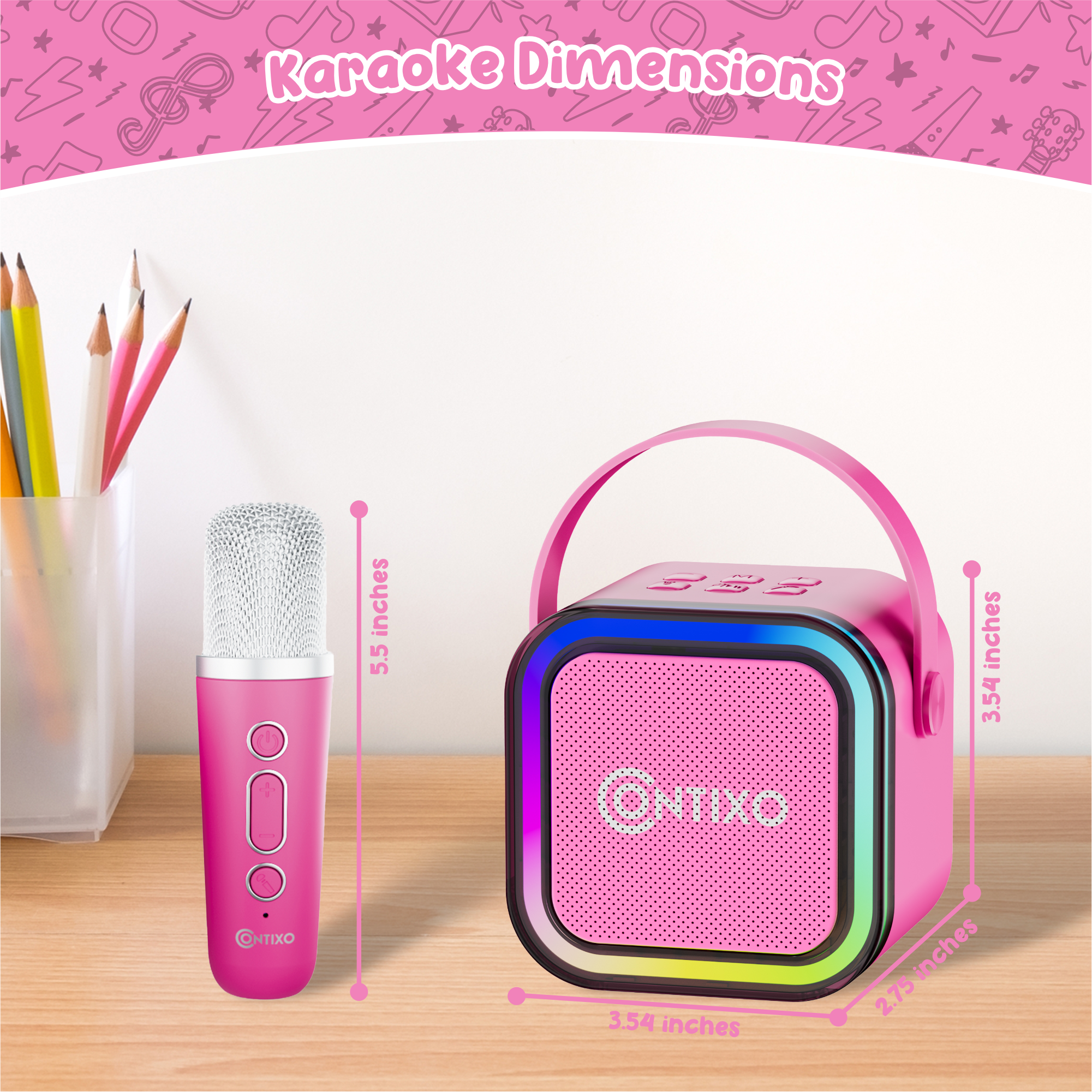 Contixo V8 7" Kids Tablet With Kids Bluetooth Karaoke and Two Microphones-thumbmail-27