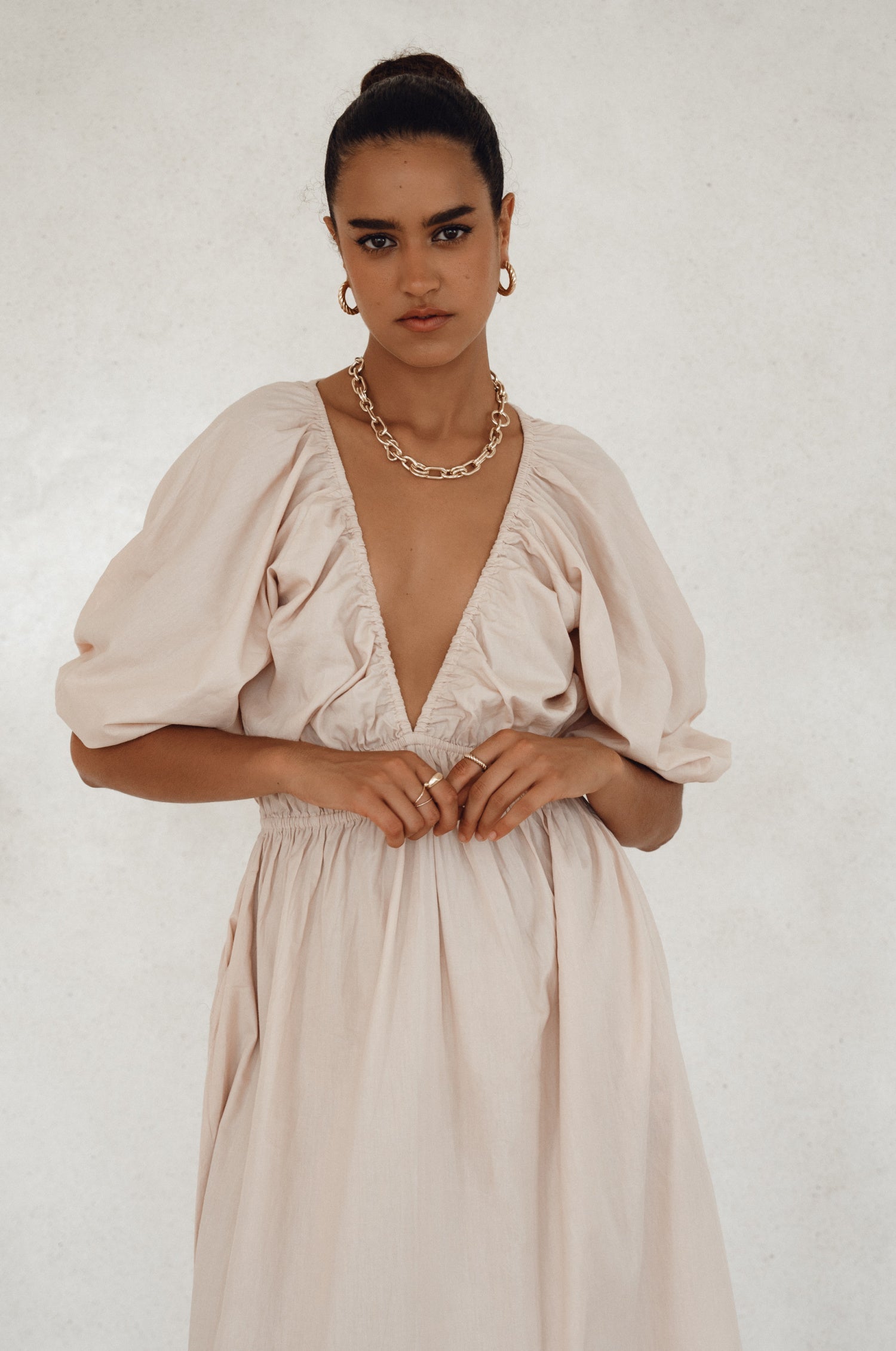 Kezas Cotton Maxi Dress-thumbmail-3