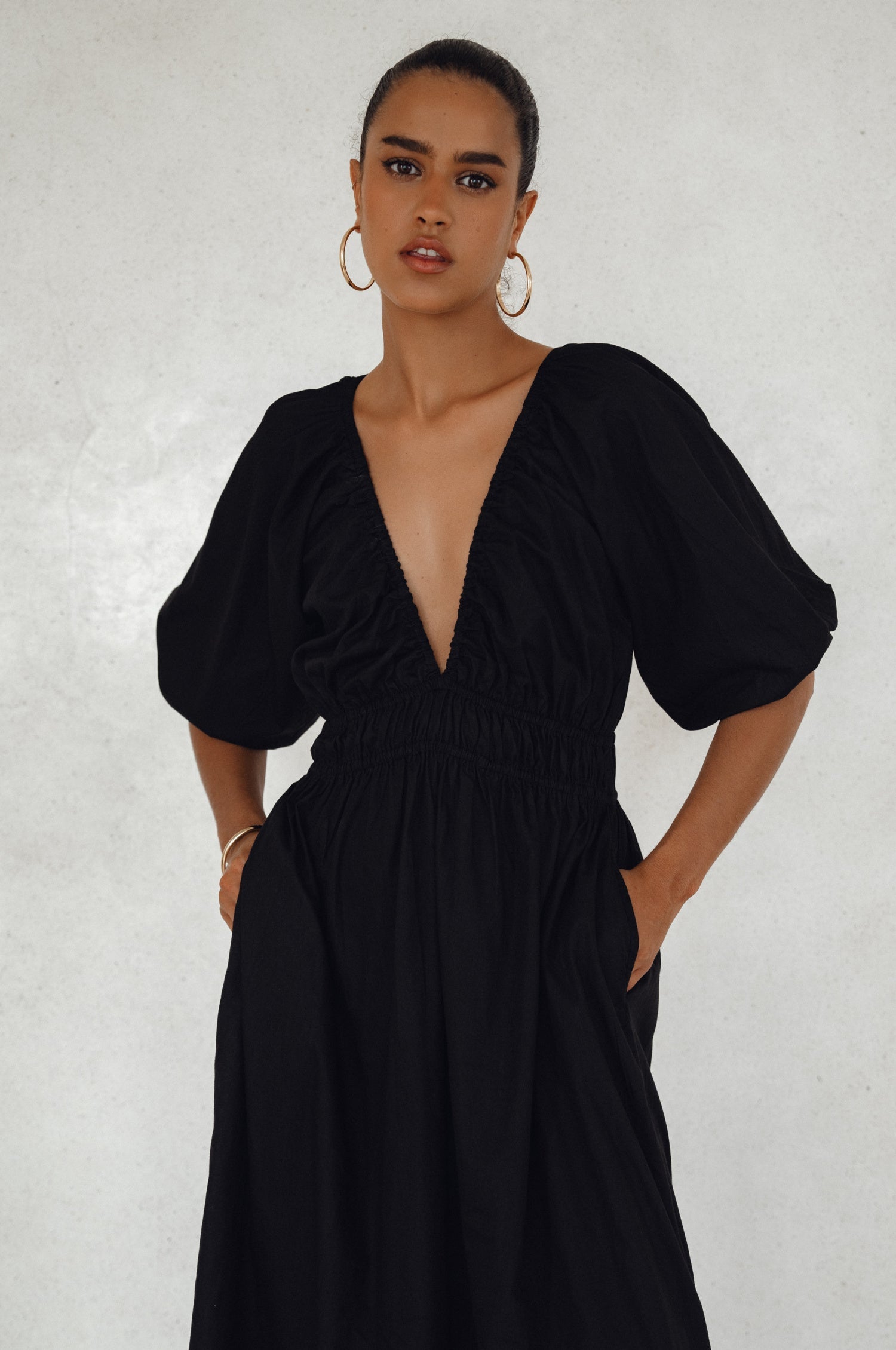 Kezas Cotton Maxi Dress-thumbmail-1