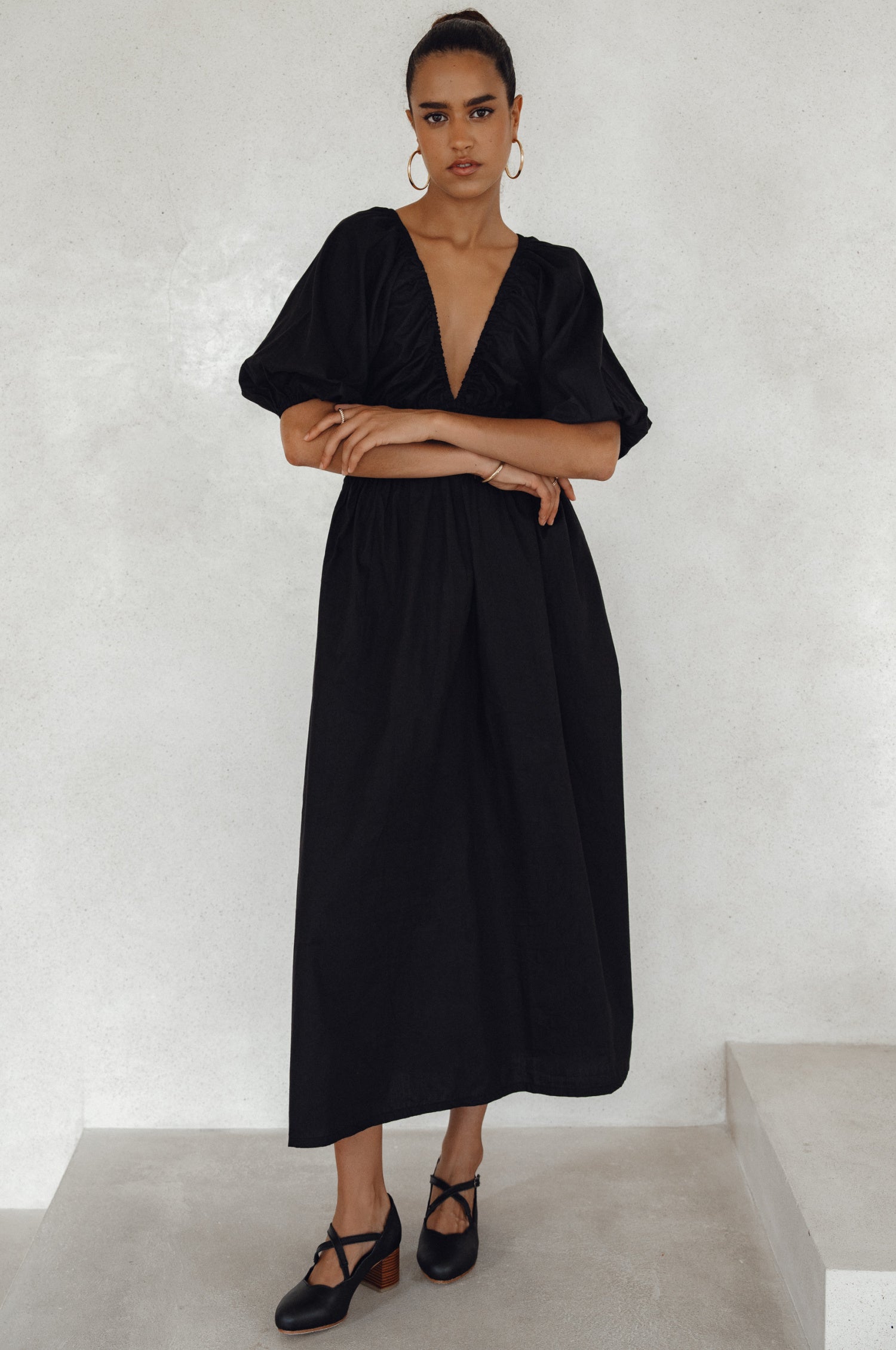 Kezas Cotton Maxi Dress-thumbmail-9