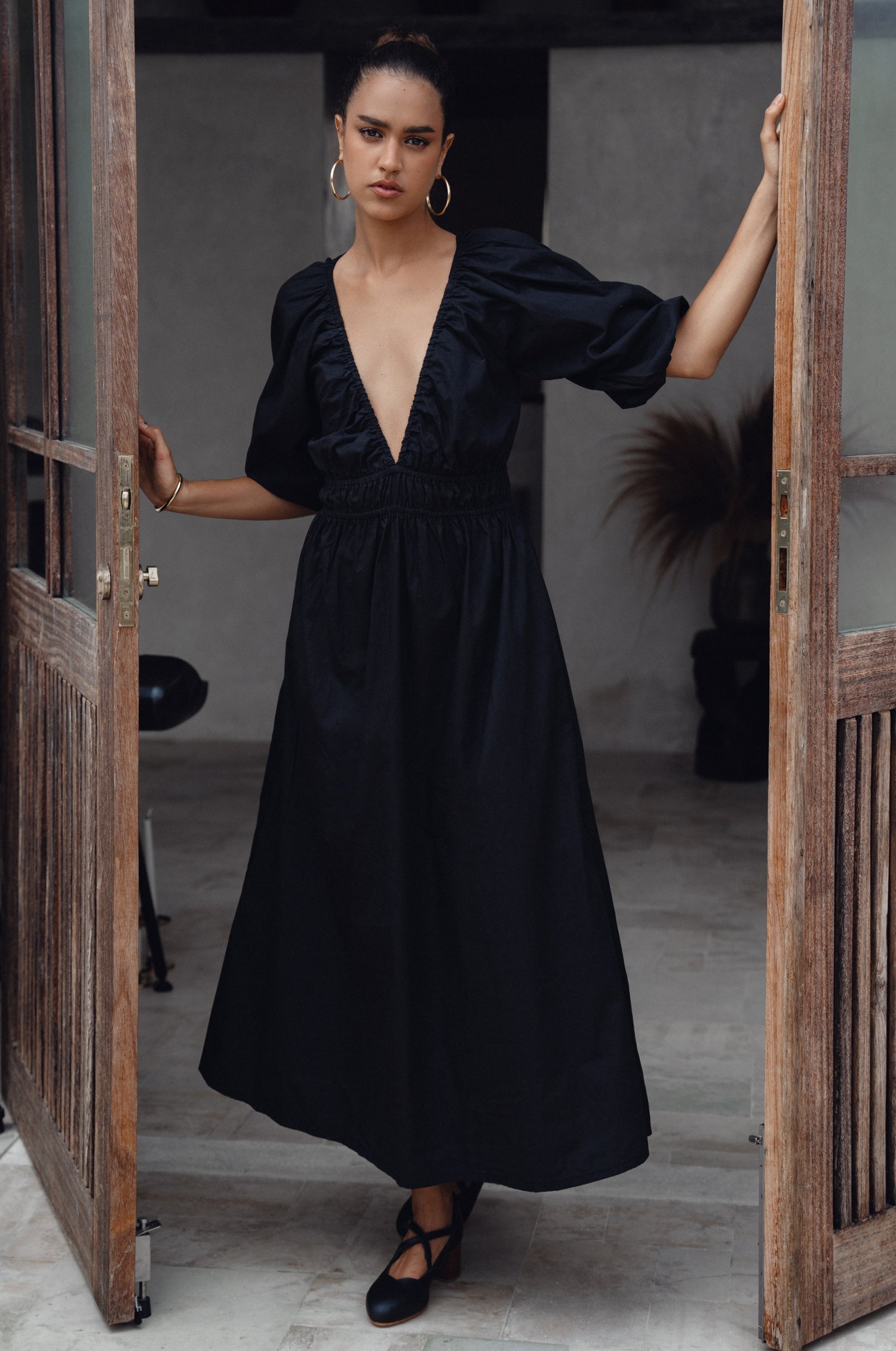 Kezas Cotton Maxi Dress-thumbmail-12