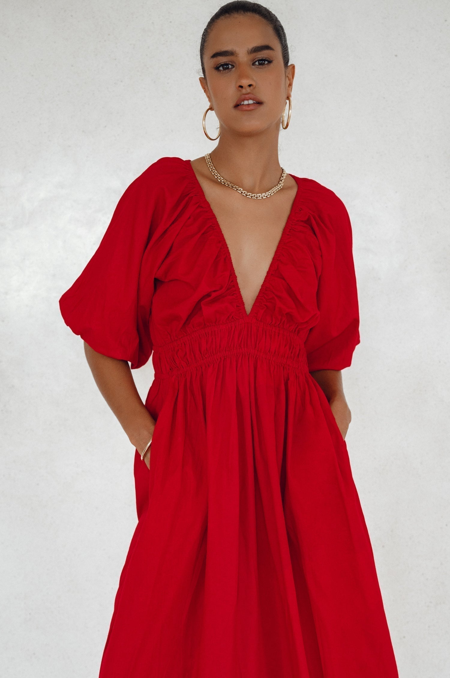 Kezas Cotton Maxi Dress-thumbmail-9