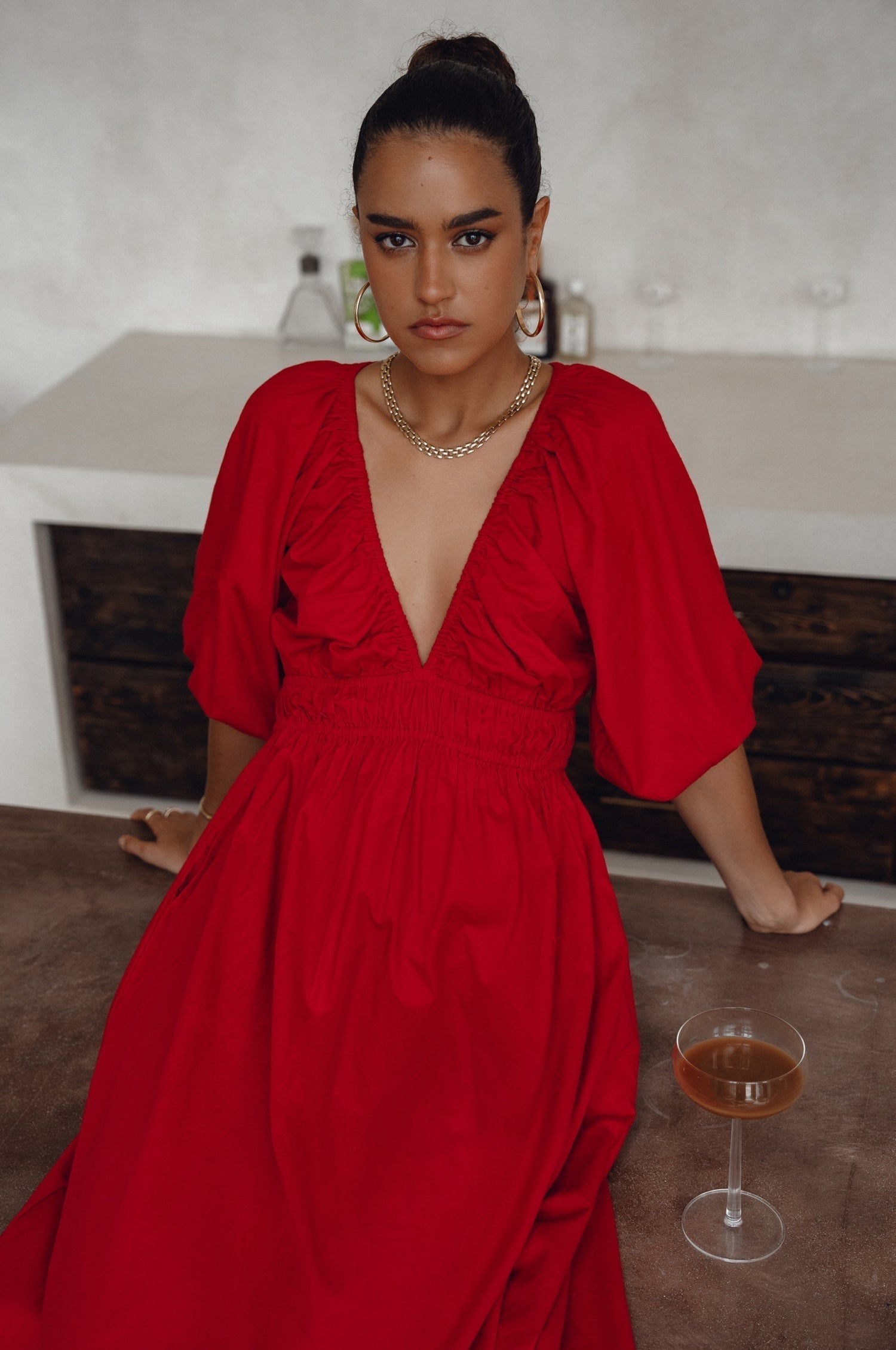 Kezas Cotton Maxi Dress-thumbmail-7