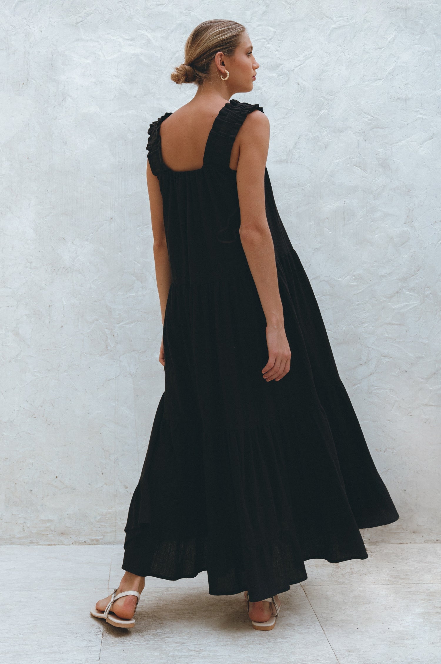 La Palma Linen Maxi Dress-thumbmail-6