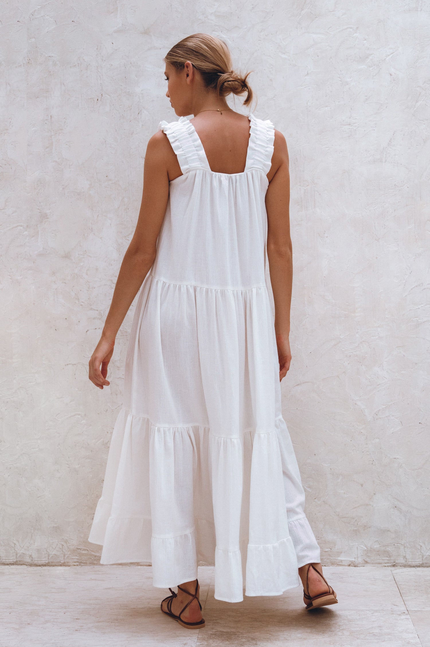 La Palma Linen Maxi Dress-thumbmail-4