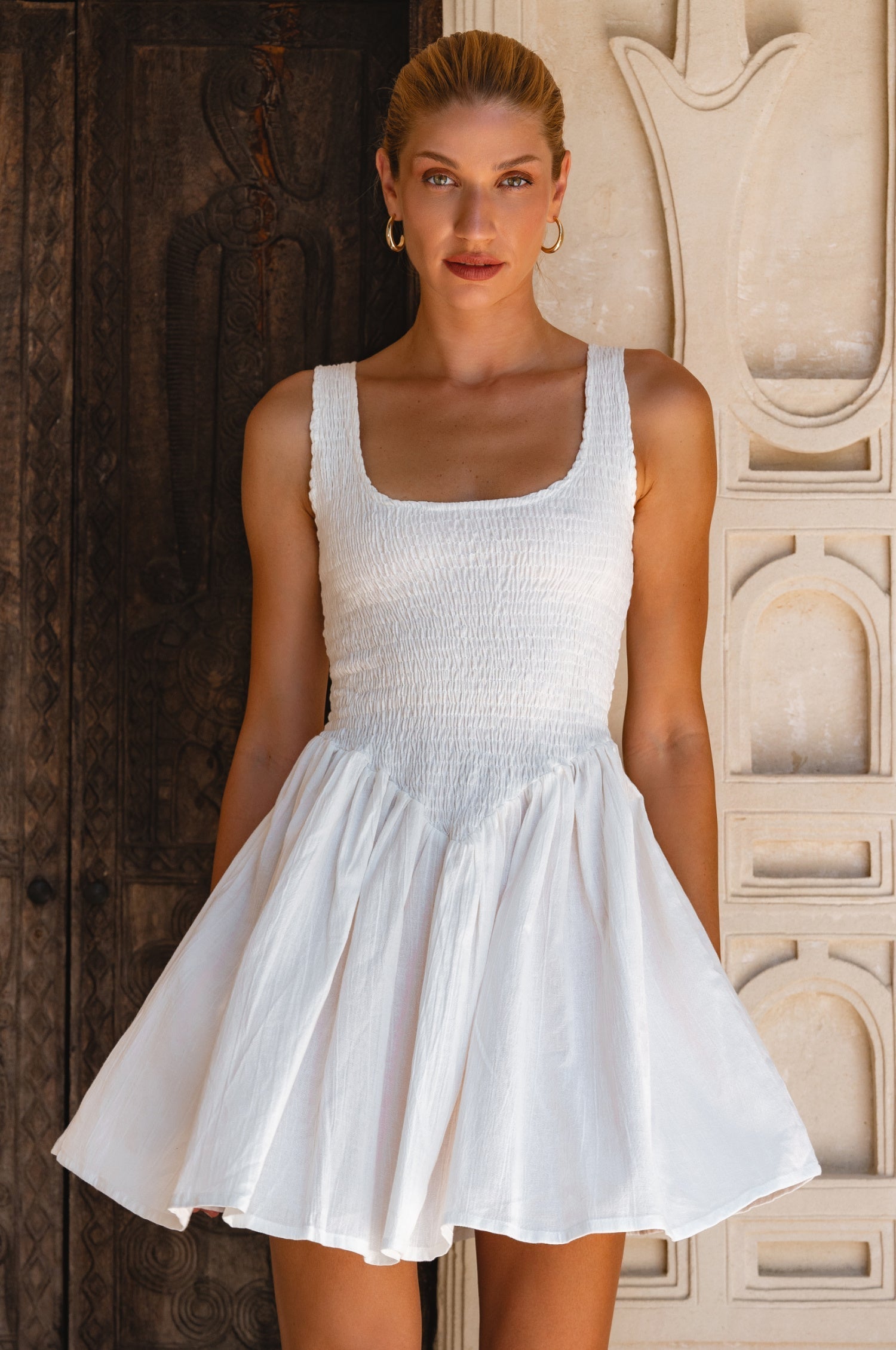 Lalita Linen Mini Dress-thumbmail-2