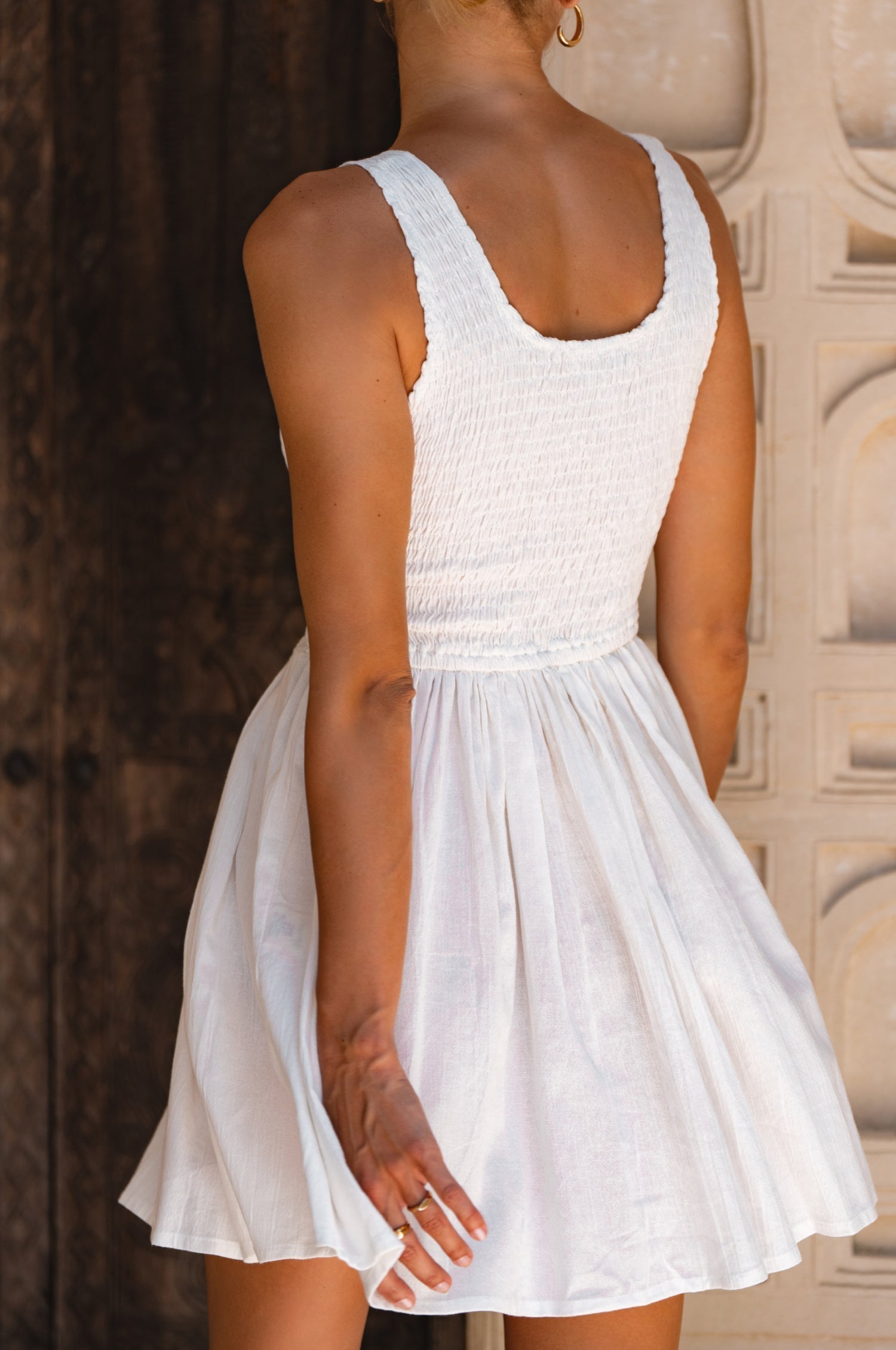 Lalita Linen Mini Dress-thumbmail-5