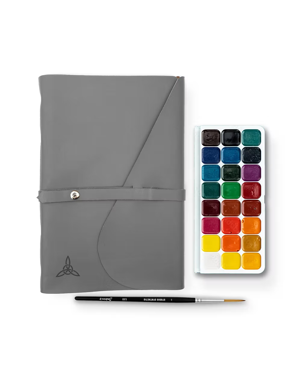 A4 Watercolour Paper - Handcrafted Leather Journal-thumbmail-2