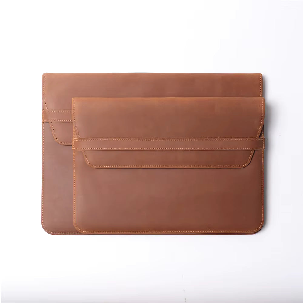 The Runa Leather Laptop Sleeve-thumbmail-4