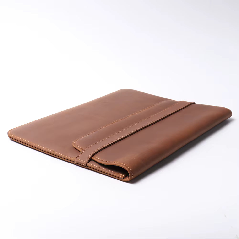 The Runa Leather Laptop Sleeve-thumbmail-5