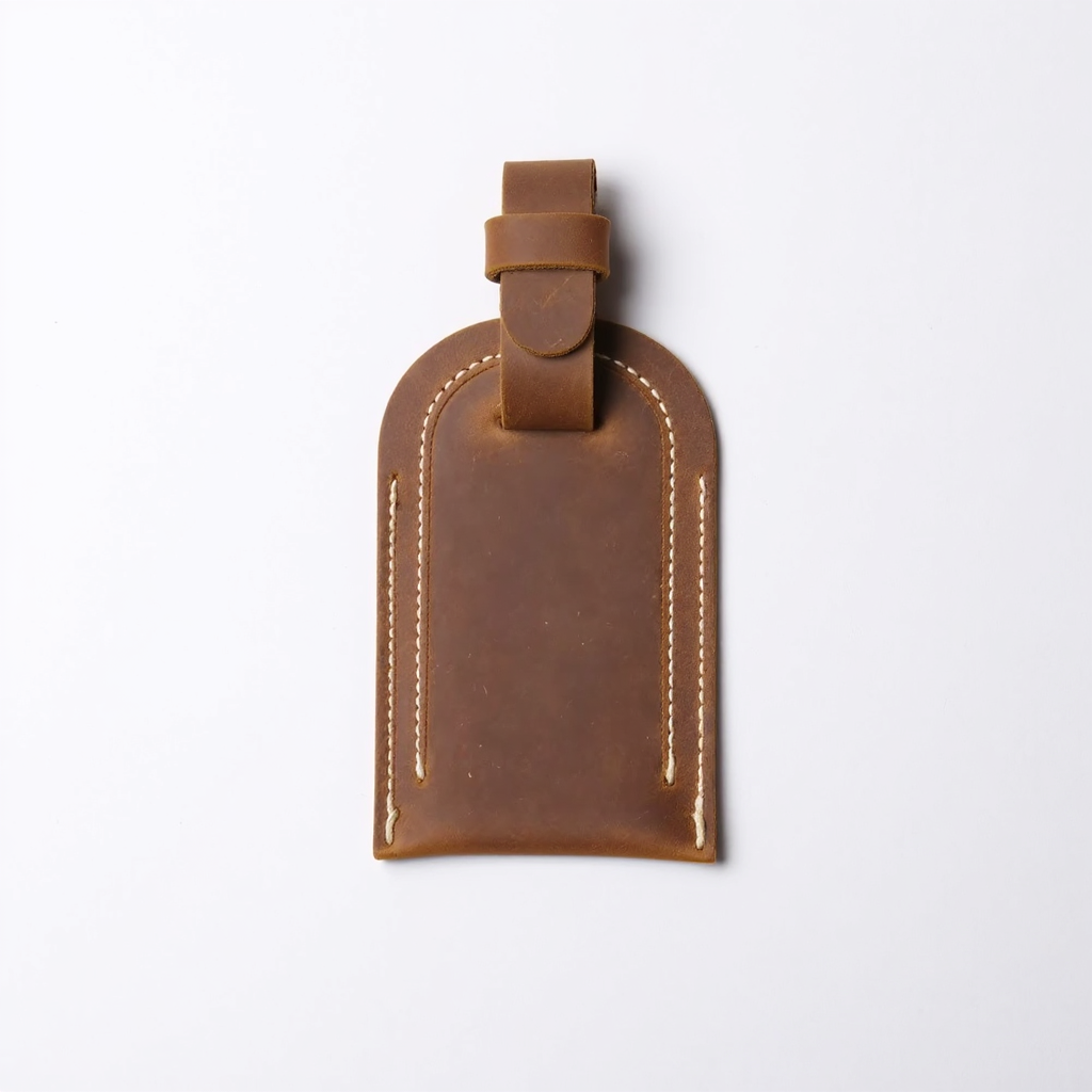 Full Grain Leather Luggage Tag-thumbmail-3