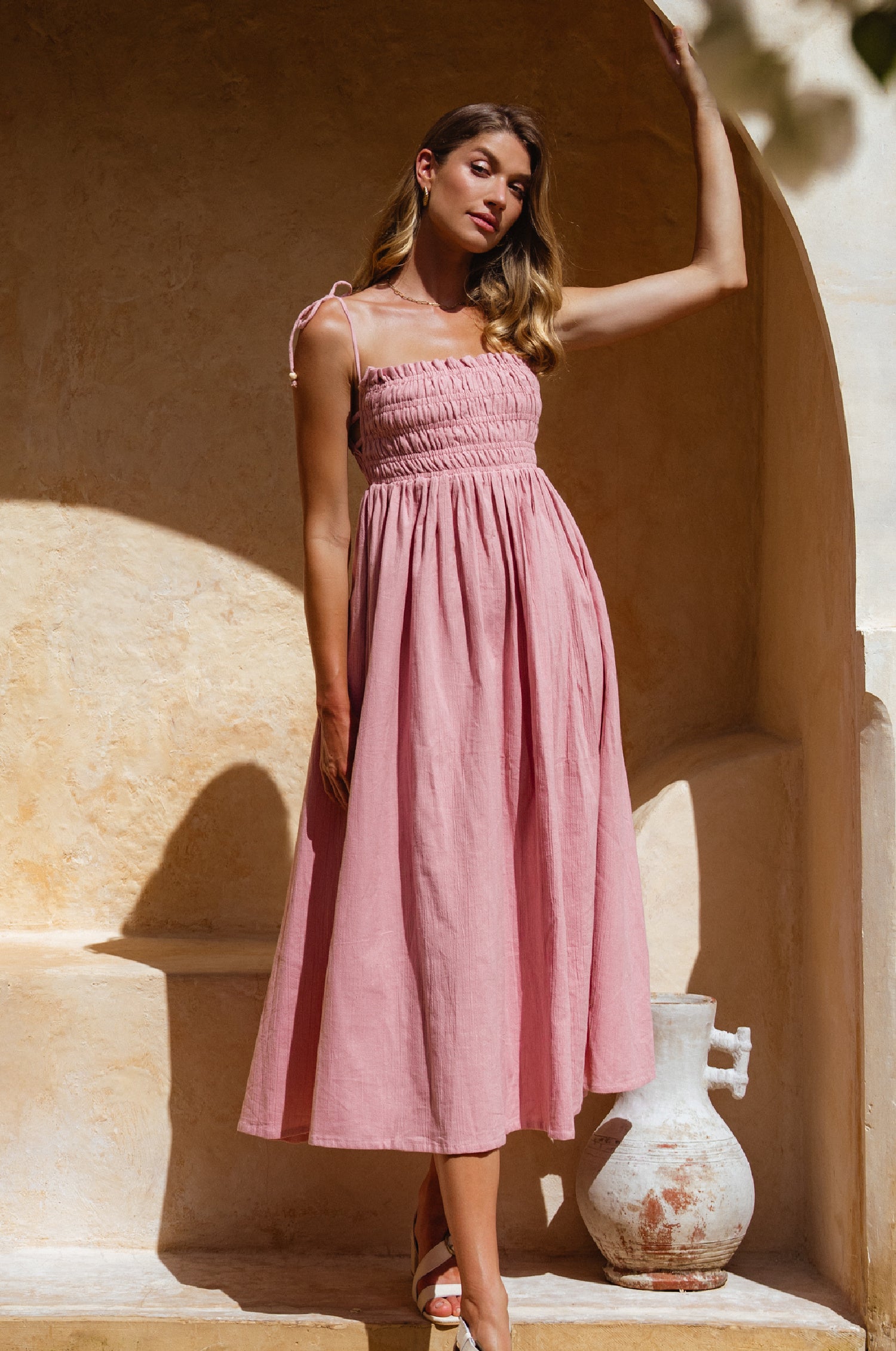 Luela Linen Maxi Dress-thumbmail-1