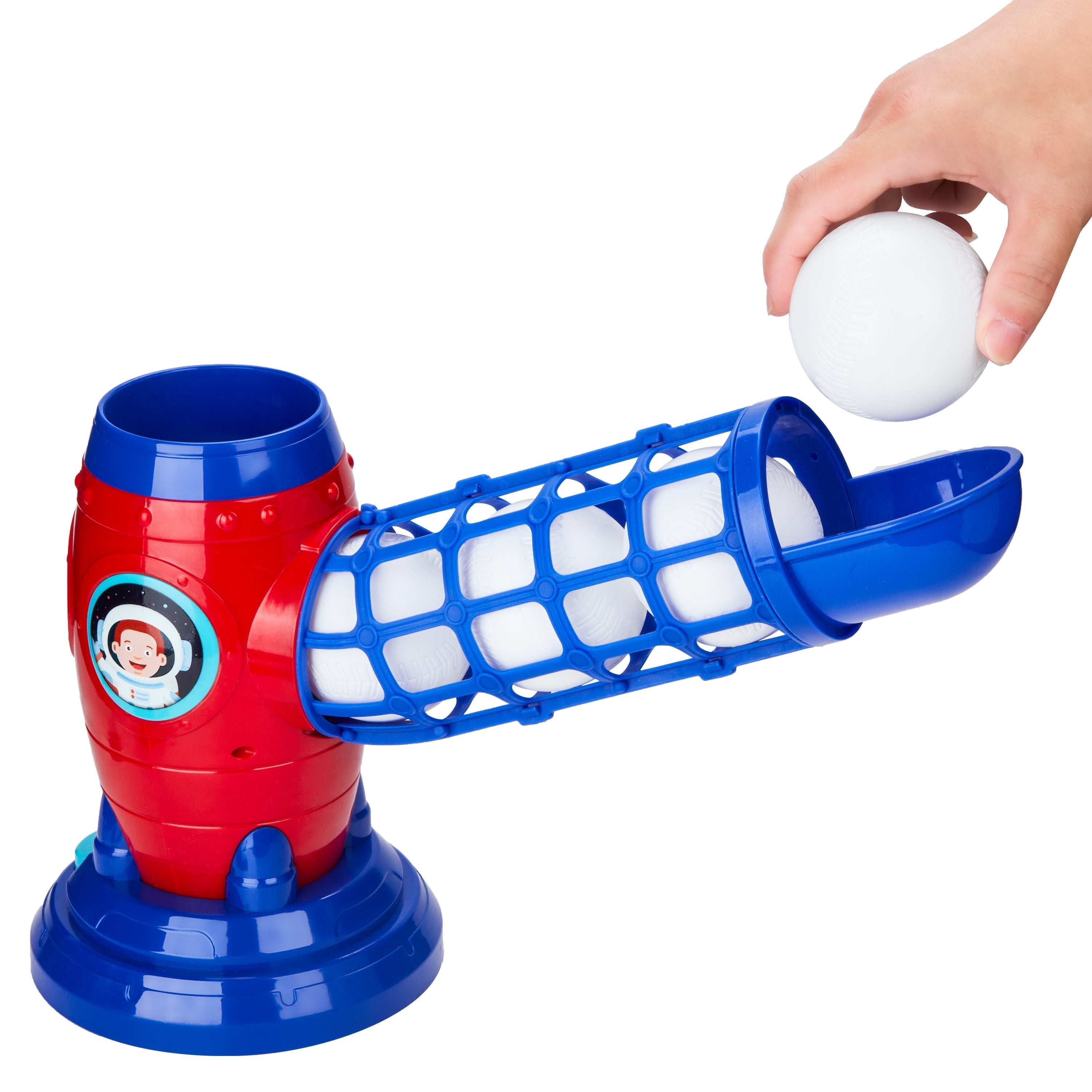 Contixo Kid's Toy T-Ball Set With 5 Balls and Collapsible Bat-thumbmail-4