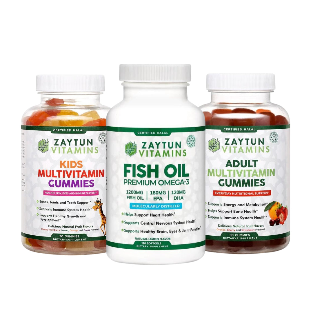 Fish Oil + Adult + Kids Multivitamin Gummies Bundle-thumbmail-1