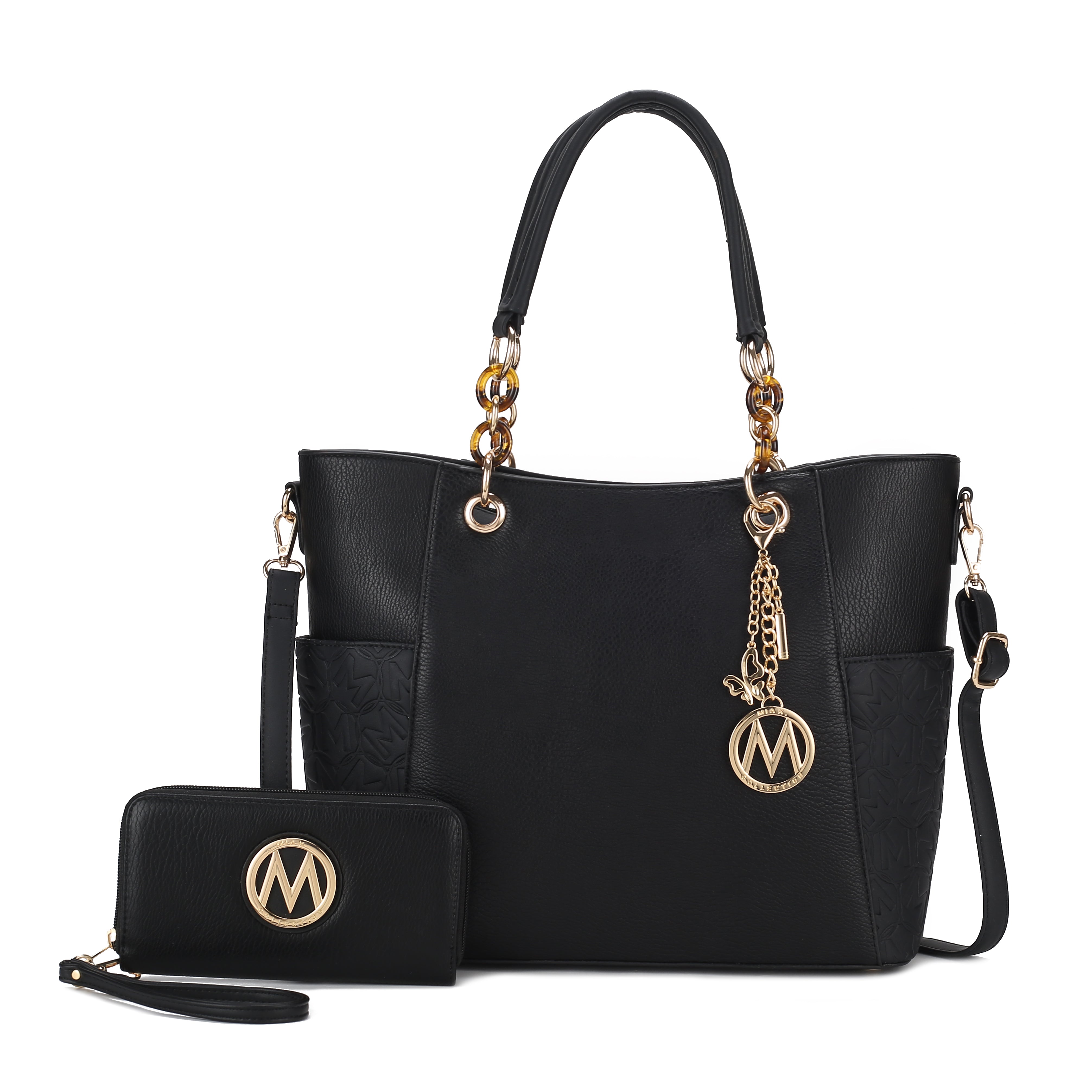 Merlina Embossed Tote Bag and Set-thumbmail-13