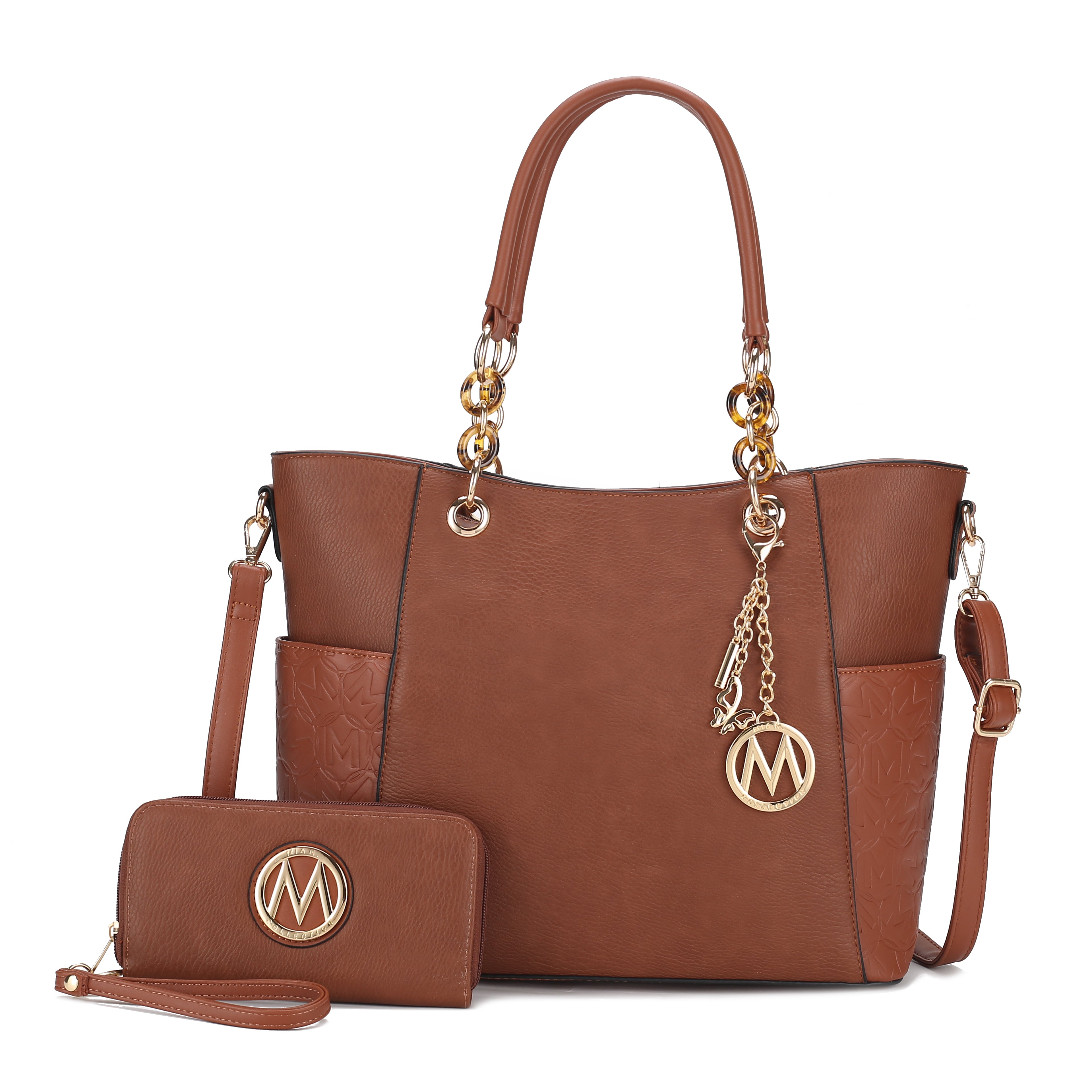 Merlina Embossed Tote Bag and Set-thumbmail-5