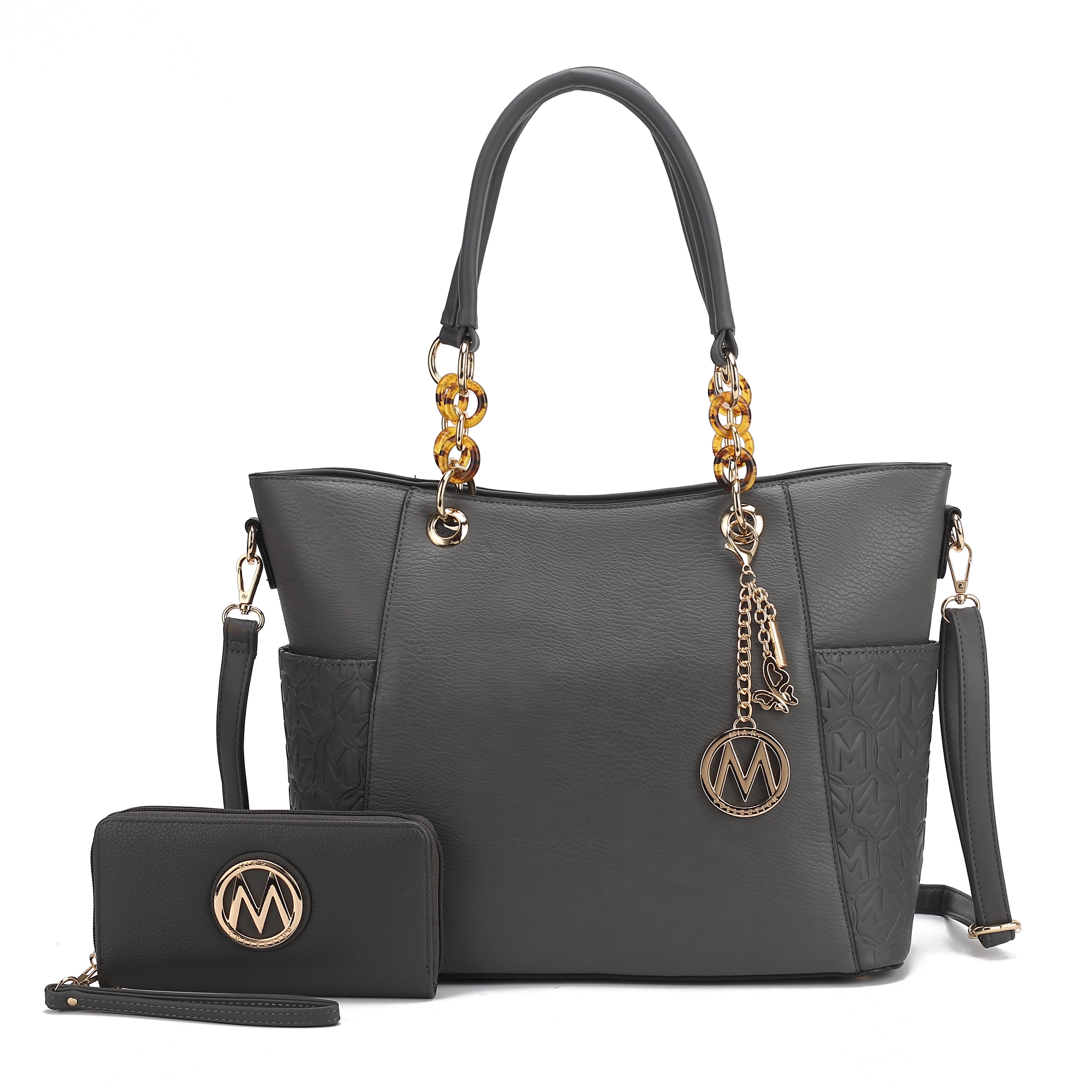 Merlina Embossed Tote Bag and Set-thumbmail-6