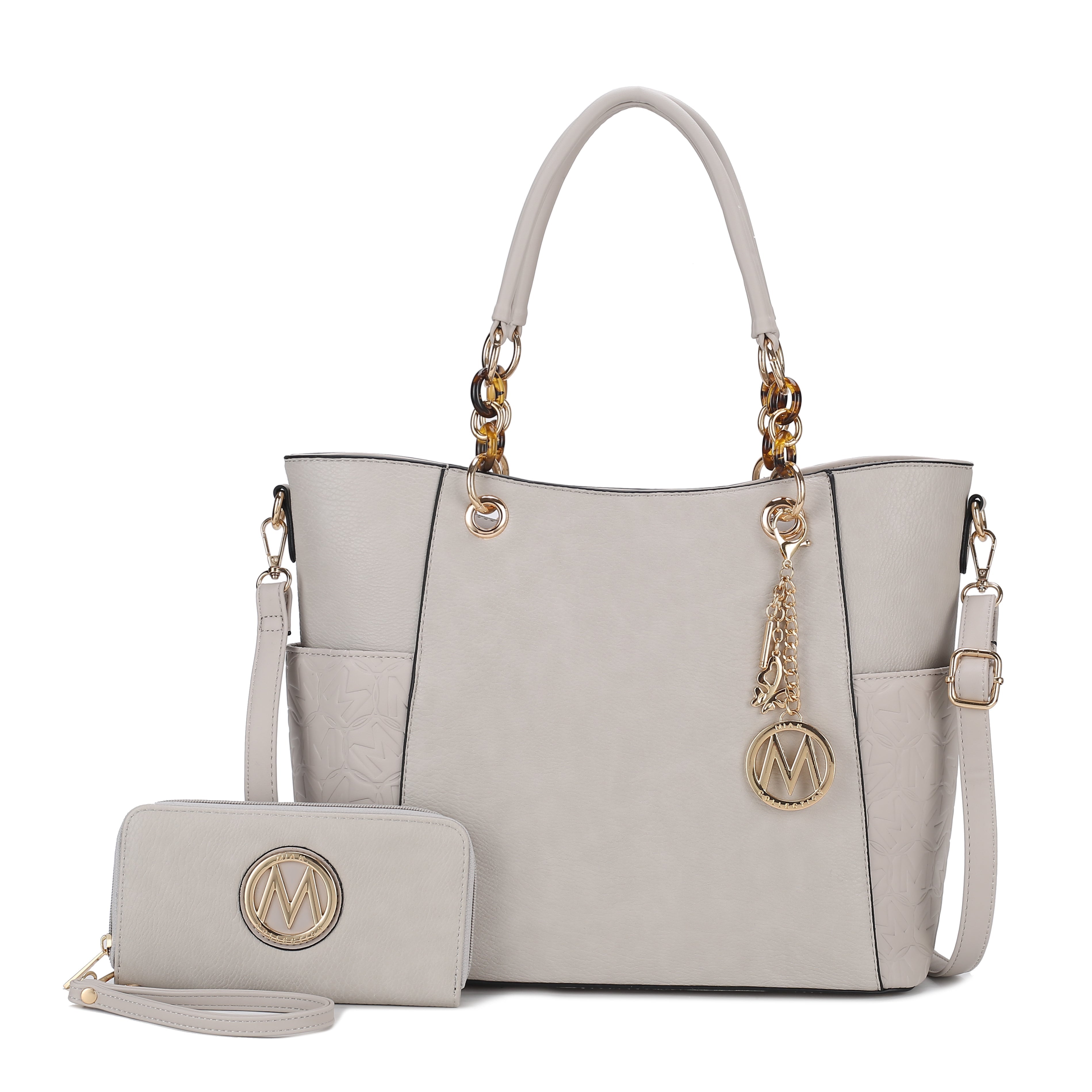 Merlina Embossed Tote Bag and Set-thumbmail-4