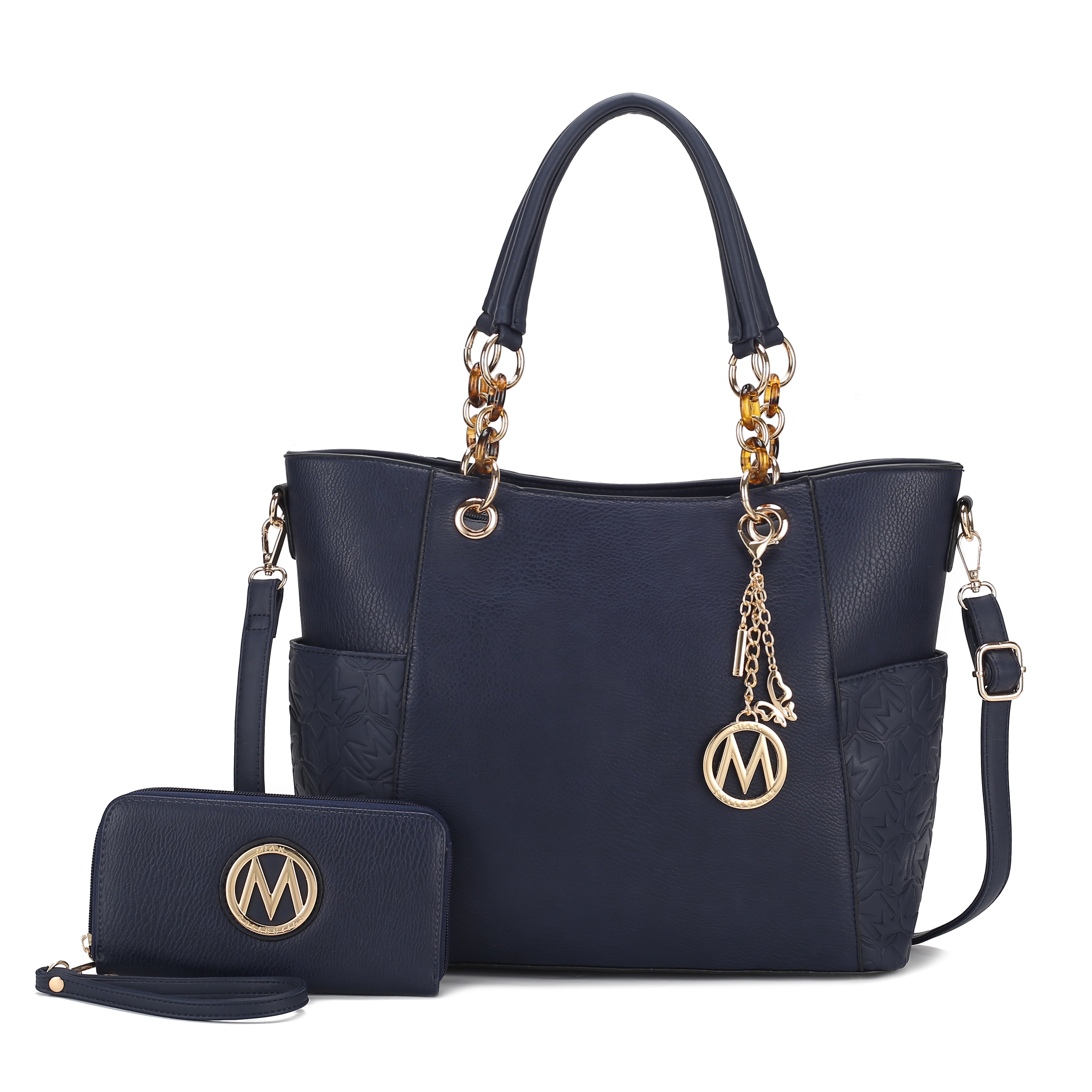 Merlina Embossed Tote Bag and Set-thumbmail-13