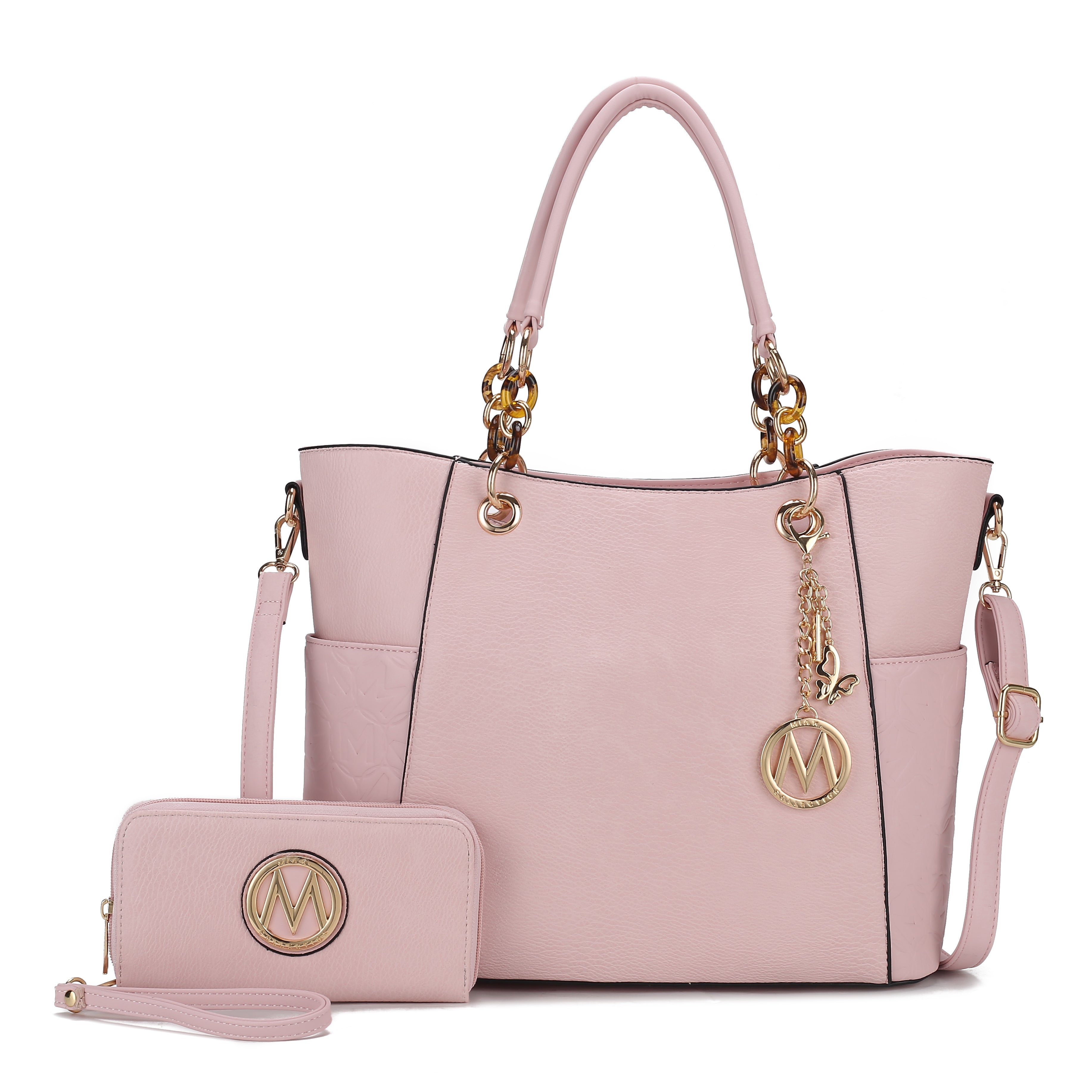 Merlina Embossed Tote Bag and Set-thumbmail-5