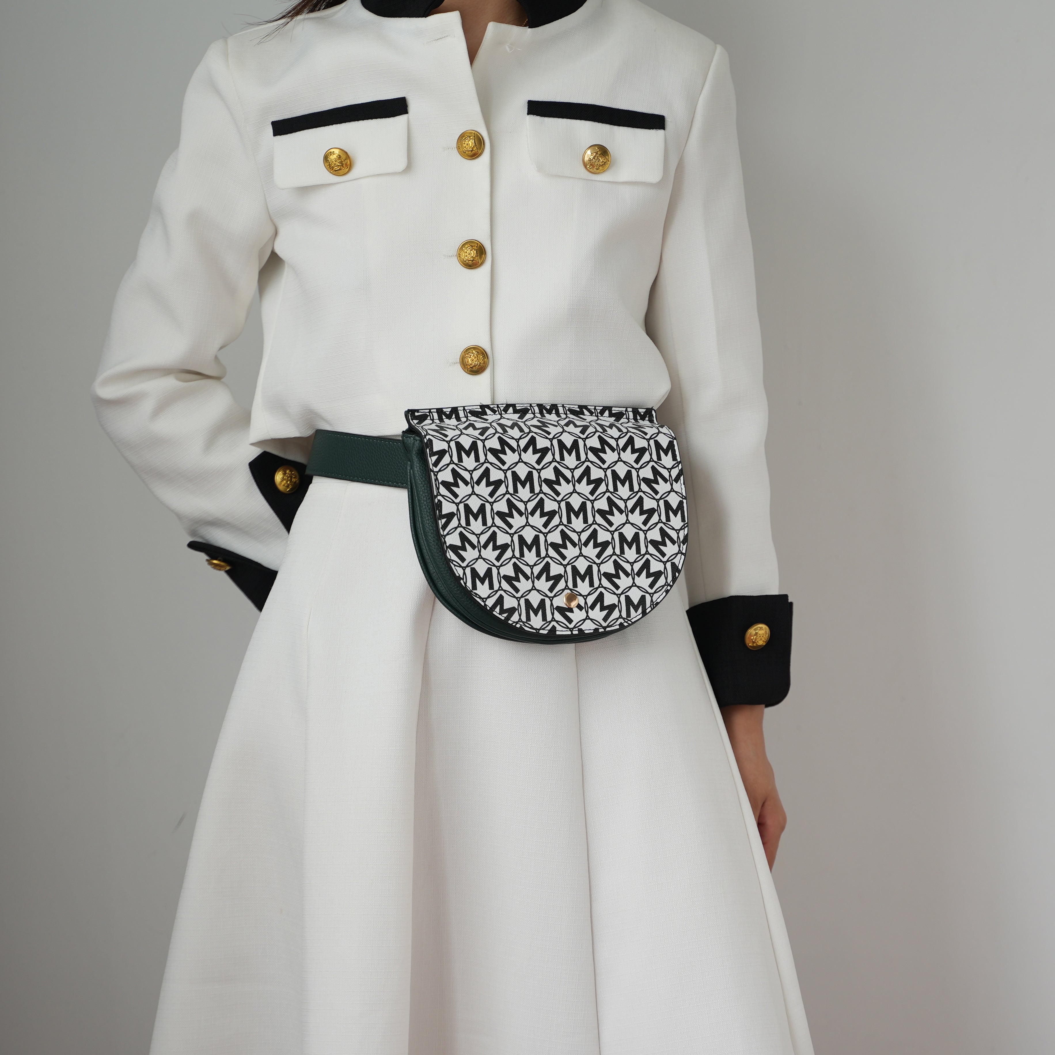 Daksha Monogram Belt Waist Bag-thumbmail-9
