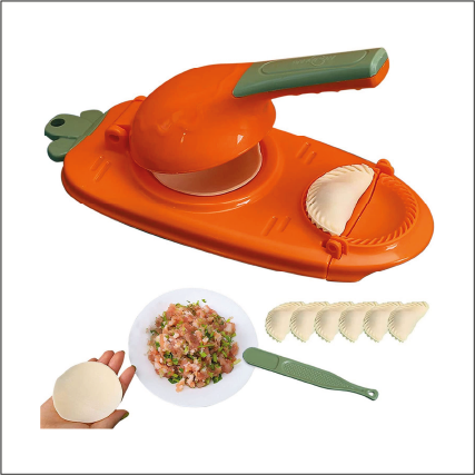 2-in-1 Manual Dough Press. Dumpling Empanada Pastries Maker-thumbmail-5