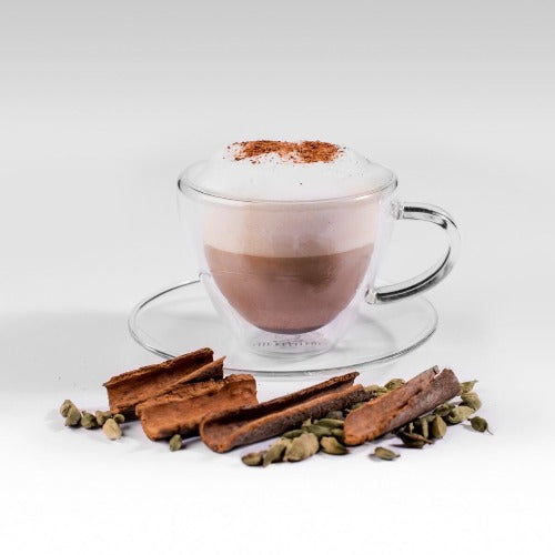 Double Walled Latte Tea Cup & Saucer-thumbmail-2