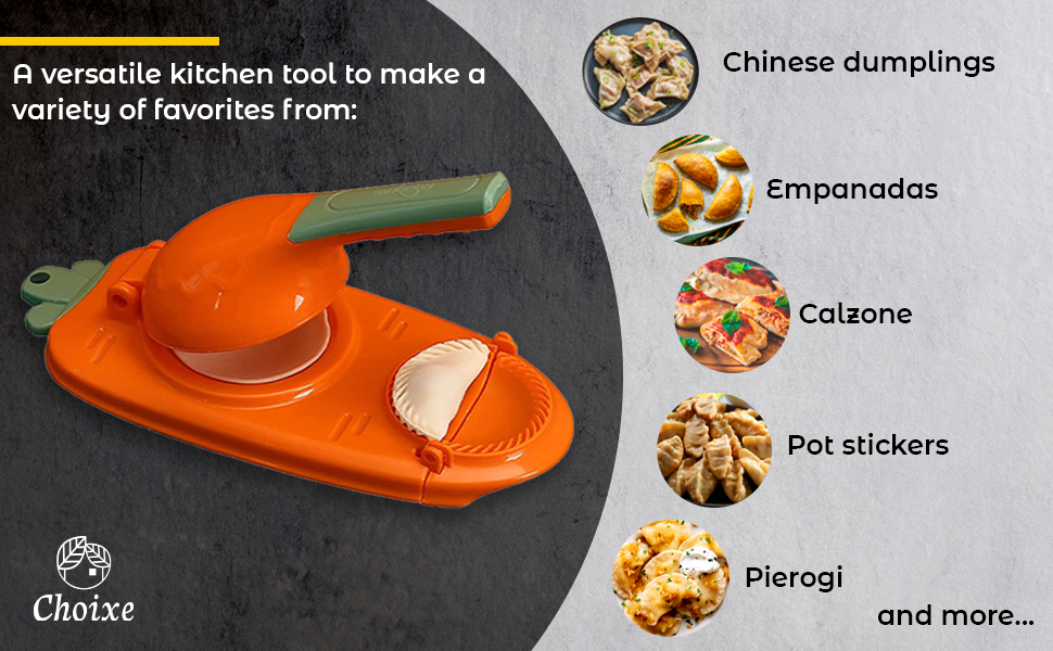 2-in-1 Manual Dough Press. Dumpling Empanada Pastries Maker-thumbmail-4