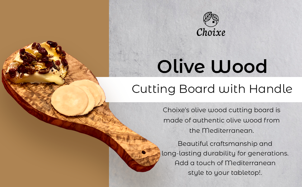 Original Olive Wood Cutting Board With Handle-thumbmail-3