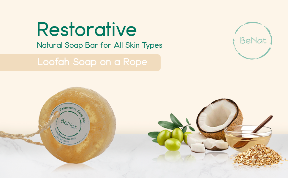Restorative Soap Bar. Oat, Honey, and Olive Oil.-thumbmail-1