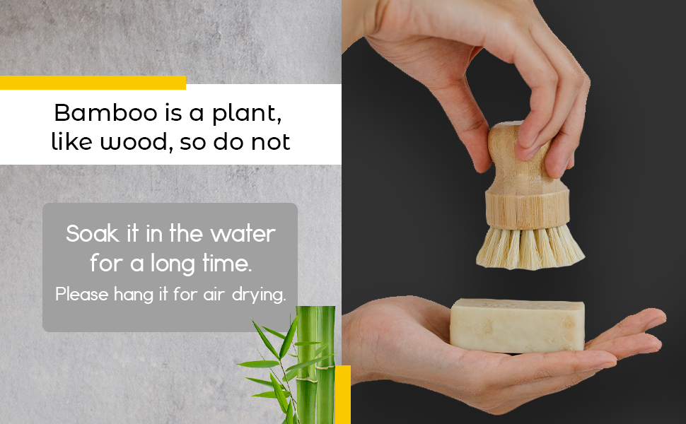 Bamboo Sisal Fiber Dish Brush-thumbmail-8