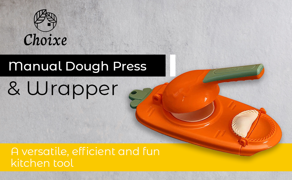 2-in-1 Manual Dough Press. Dumpling Empanada Pastries Maker-thumbmail-1