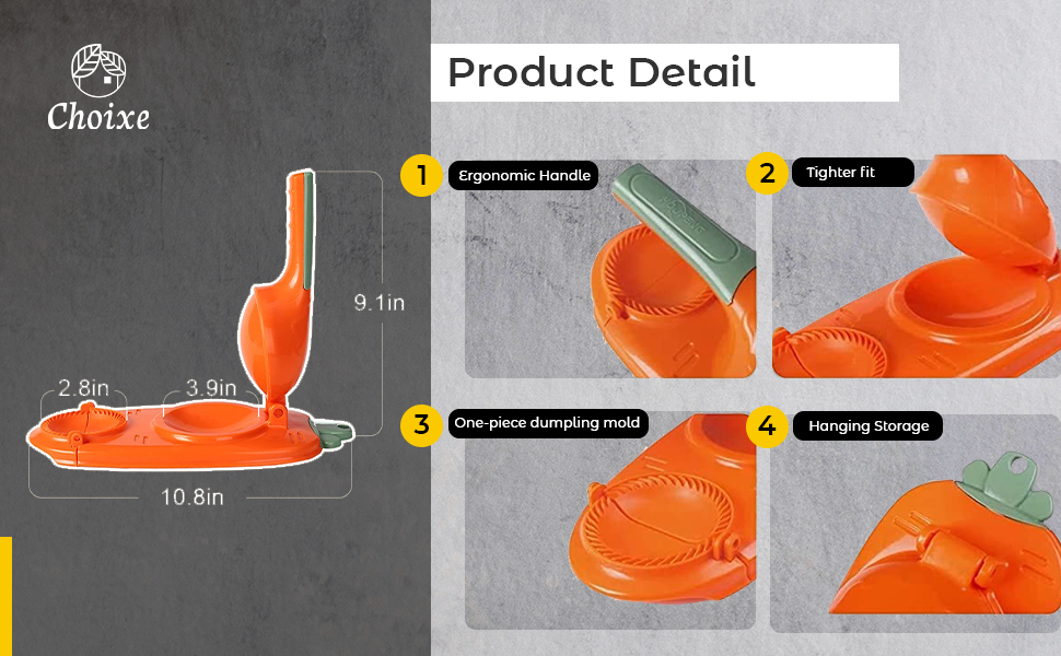 2-in-1 Manual Dough Press. Dumpling Empanada Pastries Maker-thumbmail-7