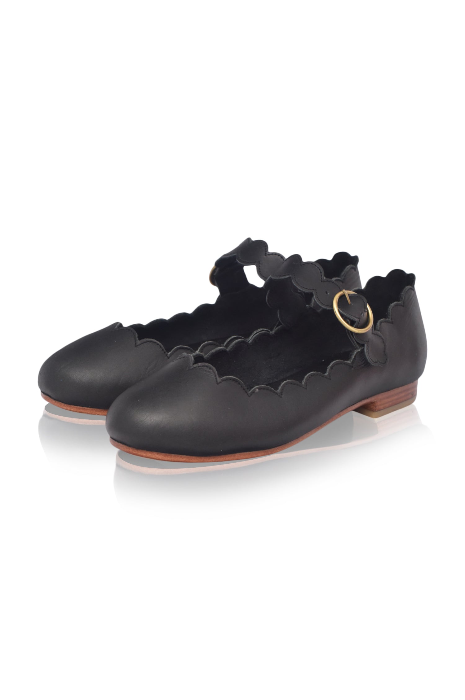 Mia Rosa Leather Ballet Flats-thumbmail-2