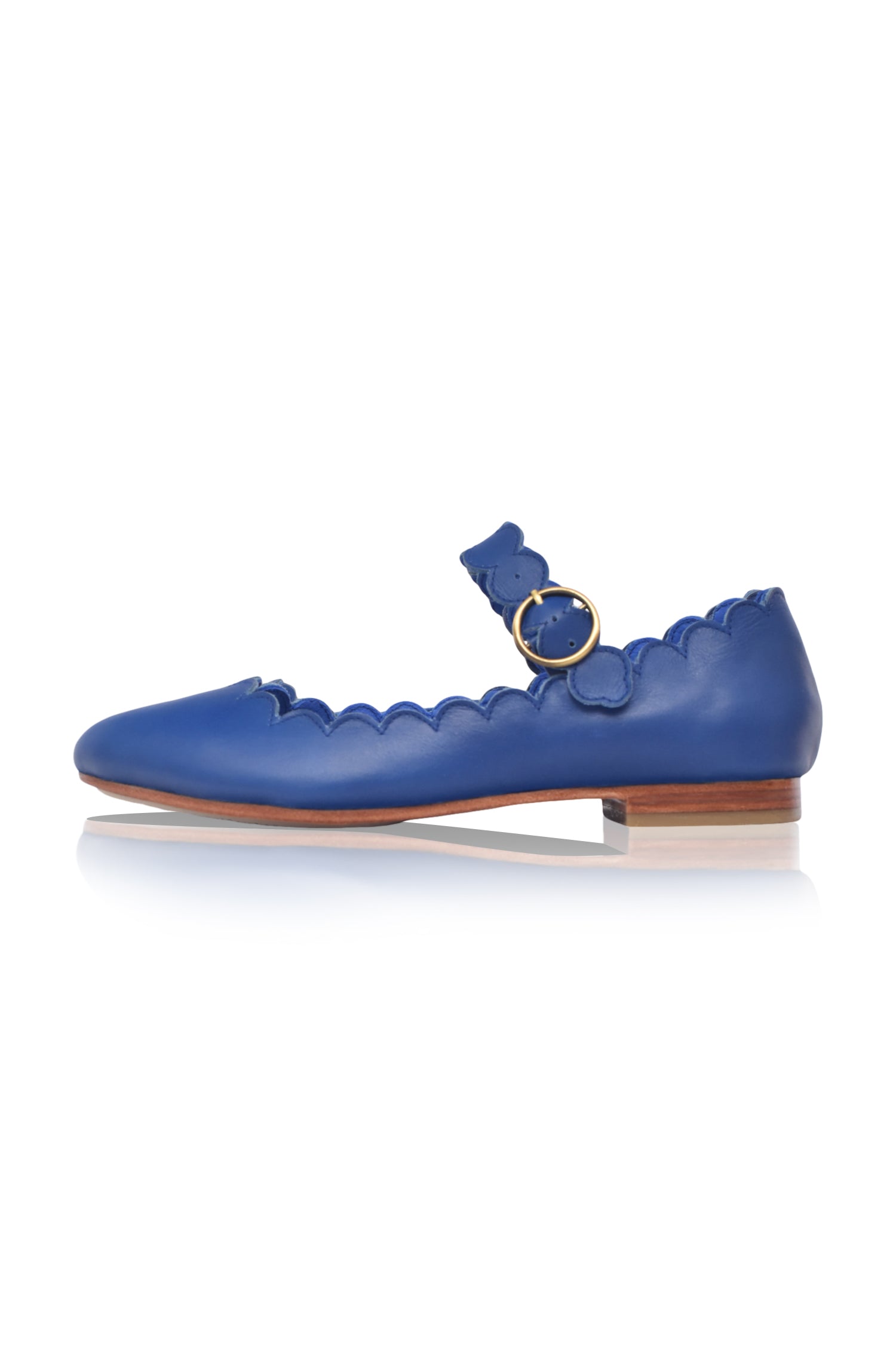 Mia Rosa Leather Ballet Flats-thumbmail-1