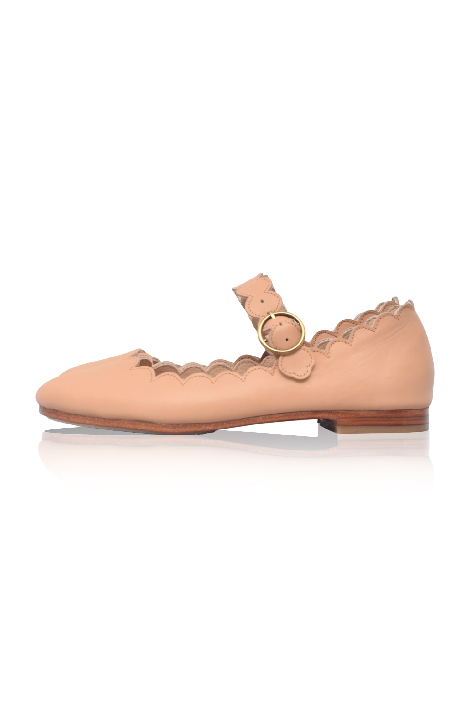 Mia Rosa Leather Ballet Flats-thumbmail-2