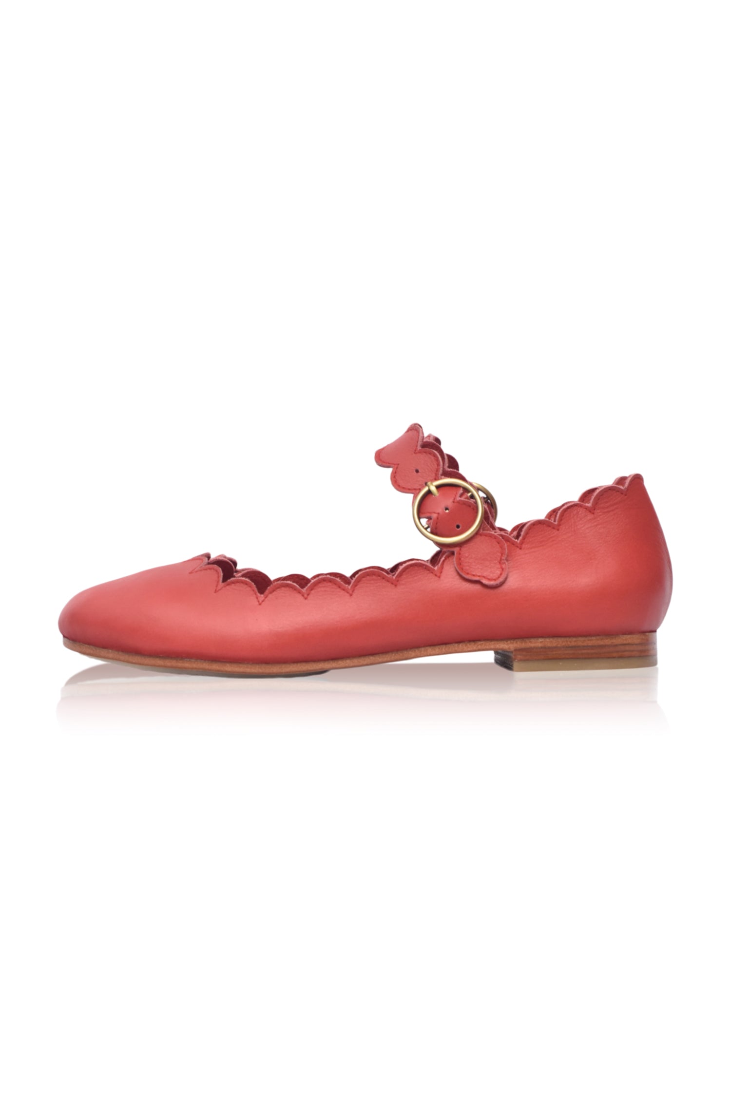 Mia Rosa Leather Ballet Flats-thumbmail-2