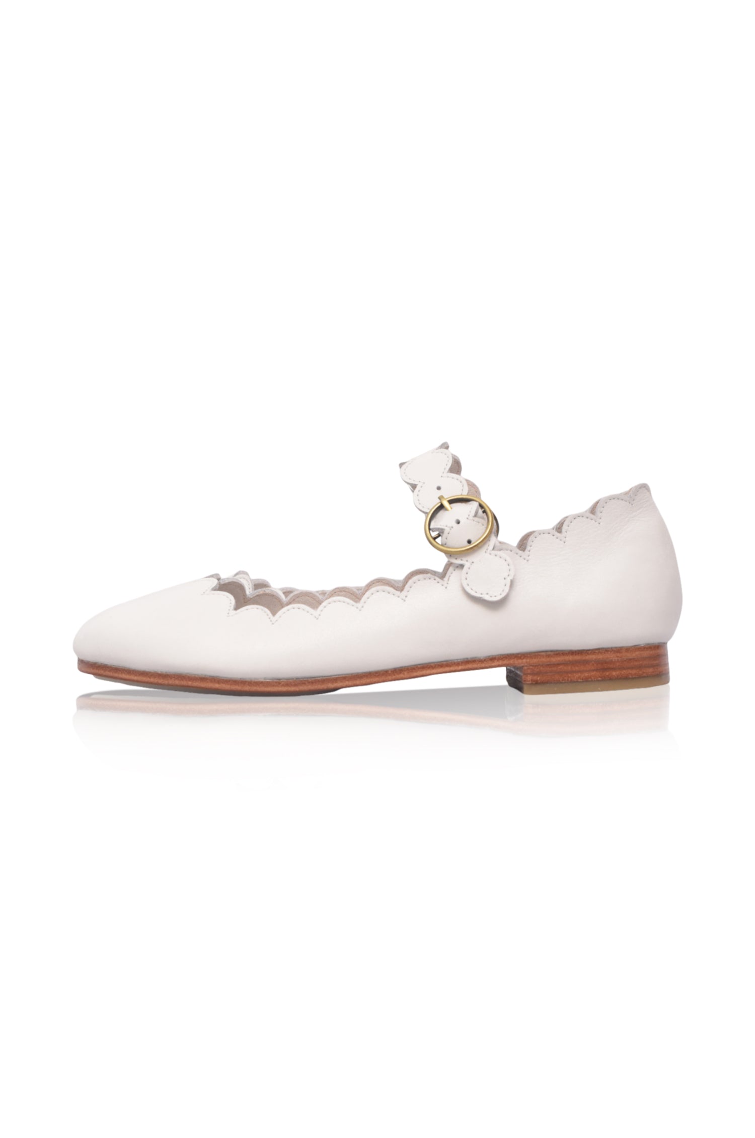 Mia Rosa Leather Ballet Flats-thumbmail-5