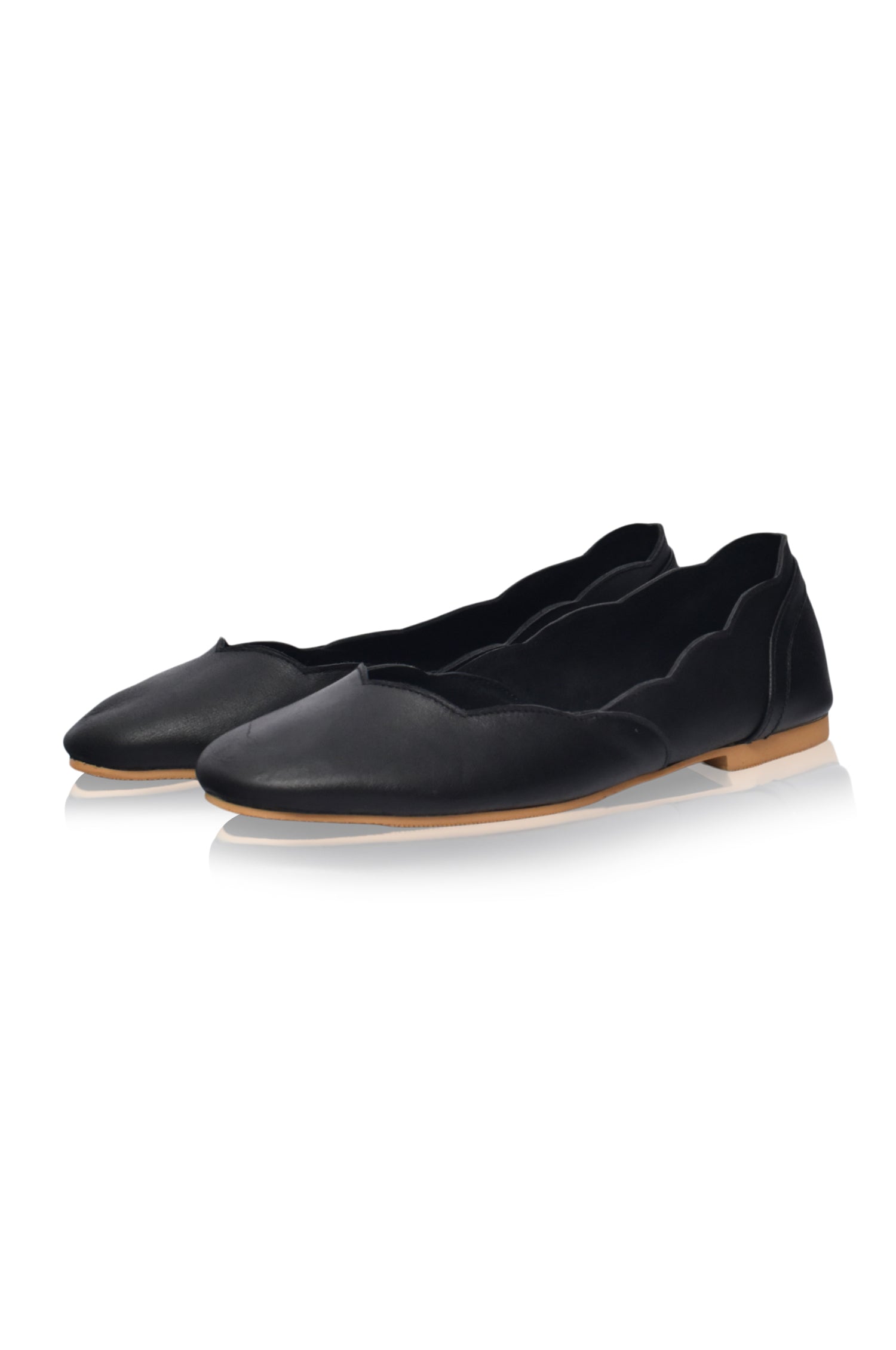 Milan Leather Ballet Flats-thumbmail-3