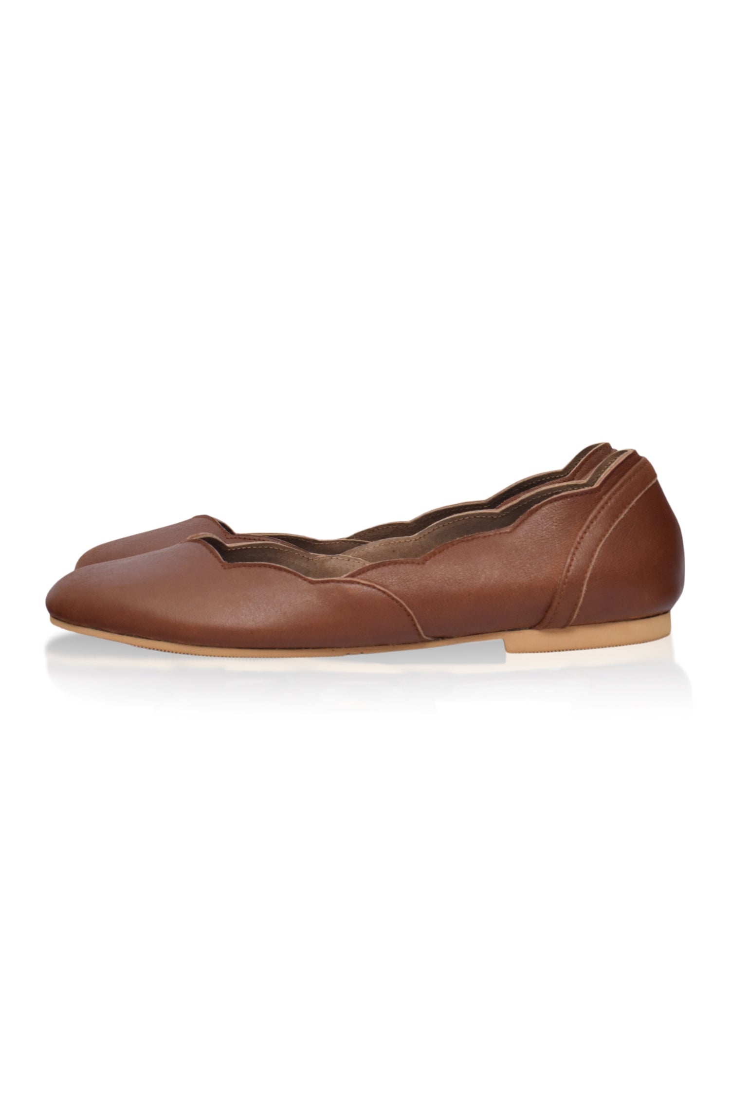Milan Leather Ballet Flats-thumbmail-5