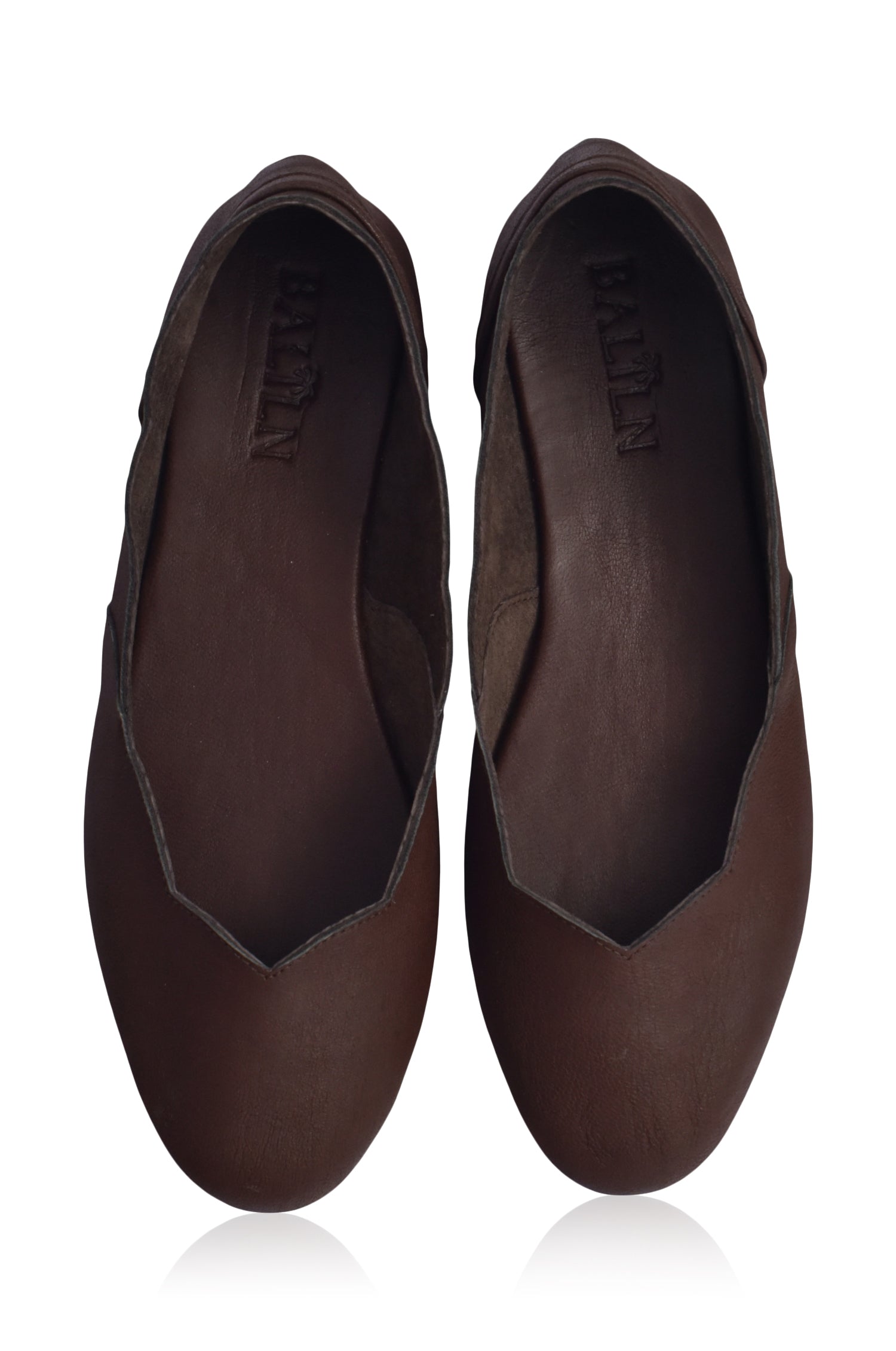 Milan Leather Ballet Flats-thumbmail-3