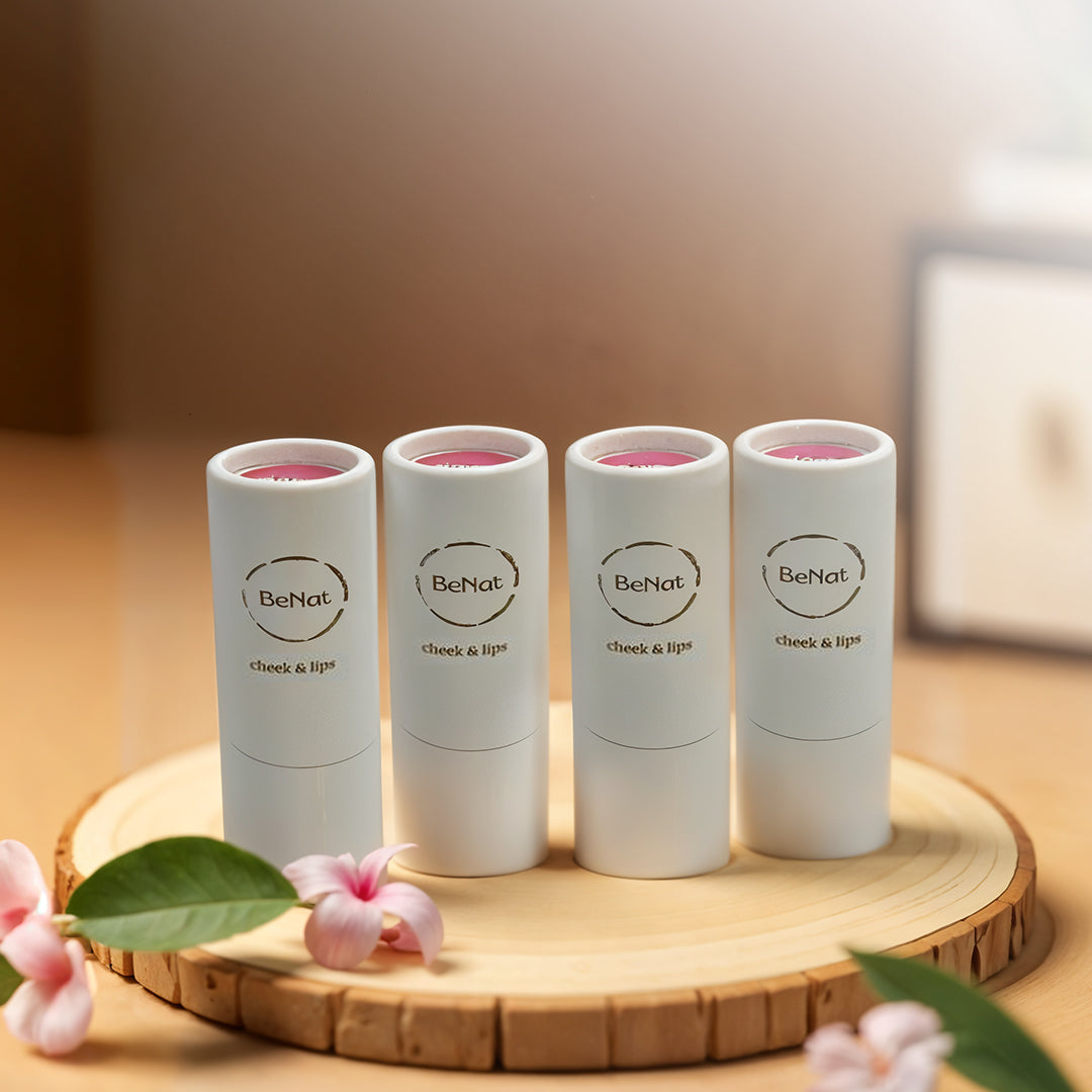 Lip & Cheek Bloom. 2 in 1 Natural Lipstick for Vibrant Color.-thumbmail-5