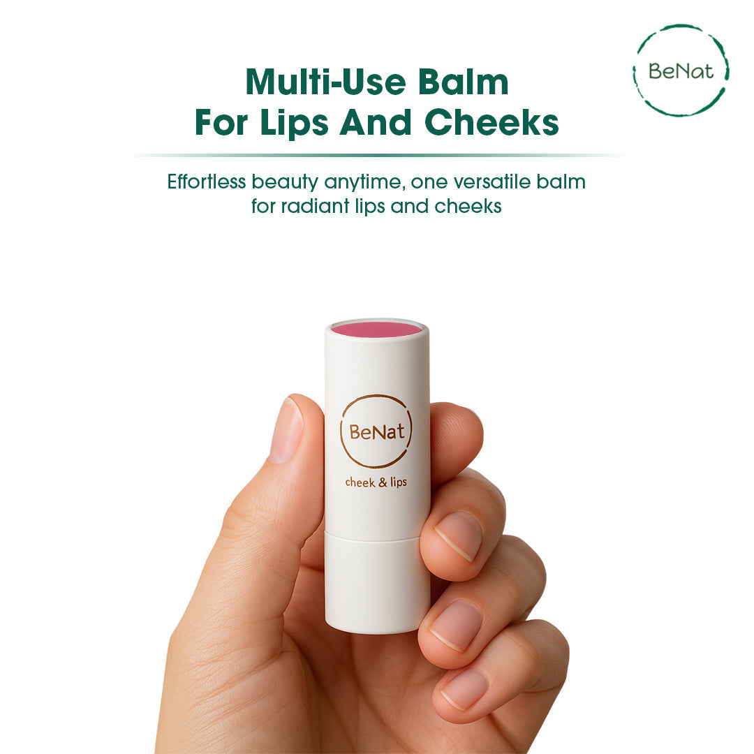 Lip & Cheek Bloom. 2 in 1 Natural Lipstick for Vibrant Color.-thumbmail-3